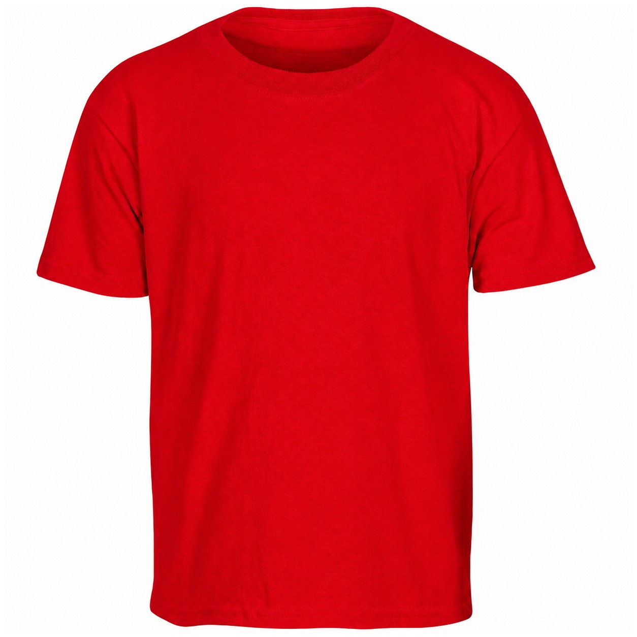 Youth Cotton T Shirt — Red