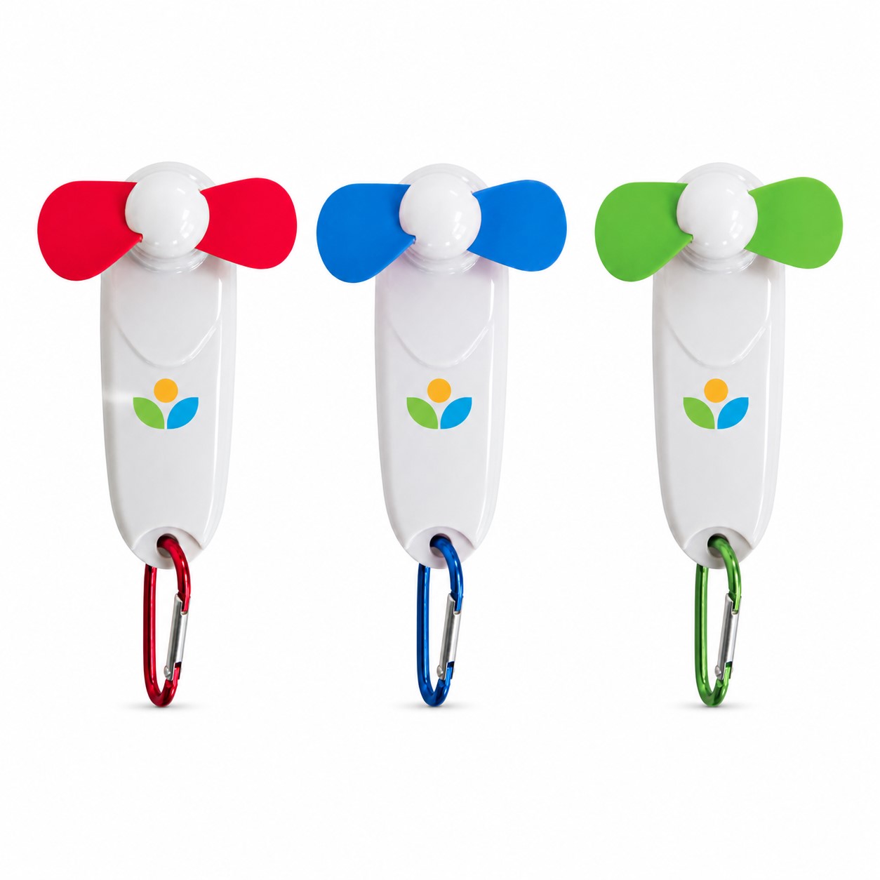 Handheld Fan Light With Carabiner