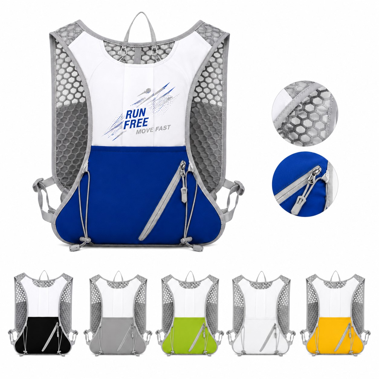 Reflective Nylon Hydration Running Vest