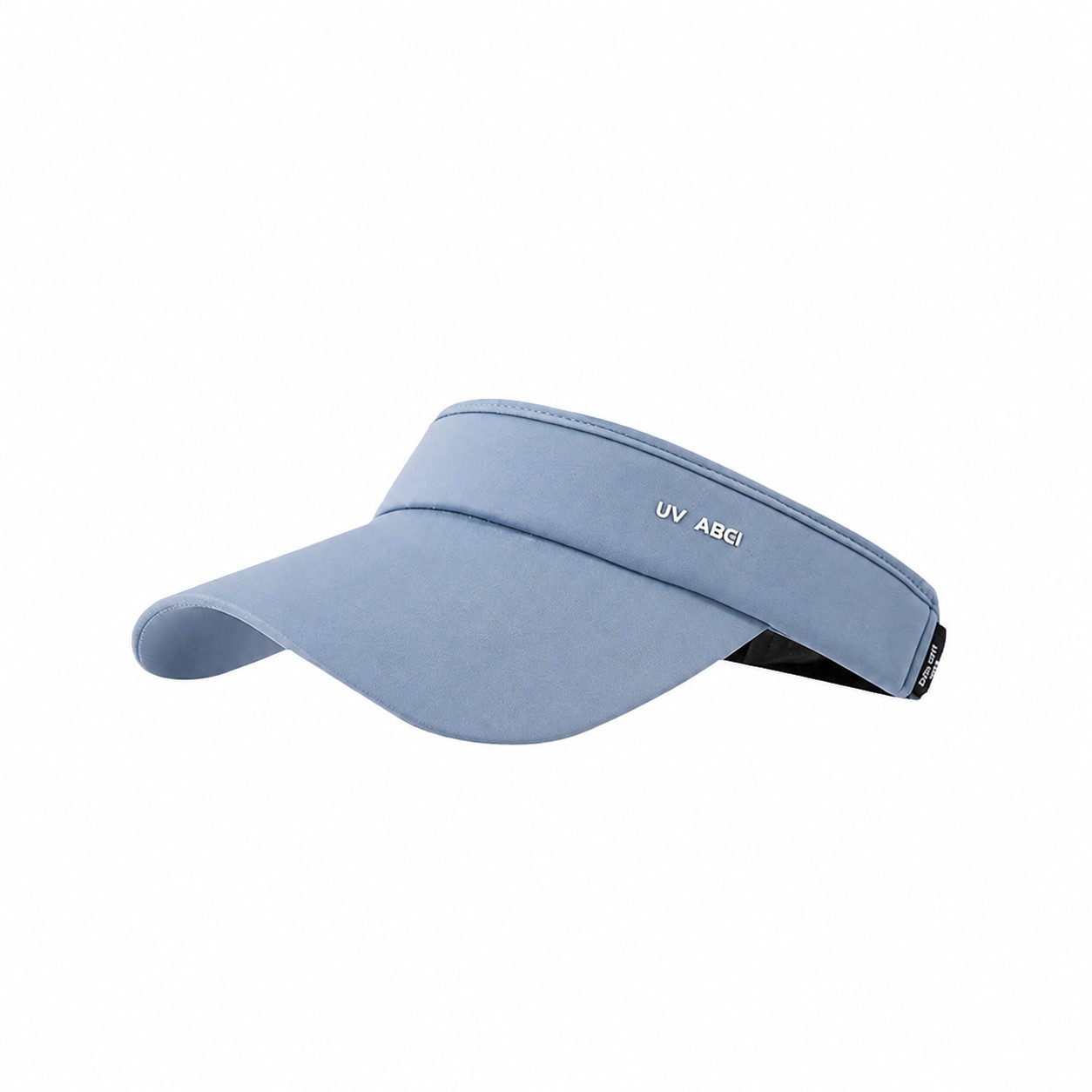 Polyester Open Crown Sun Visor — Haze Blue