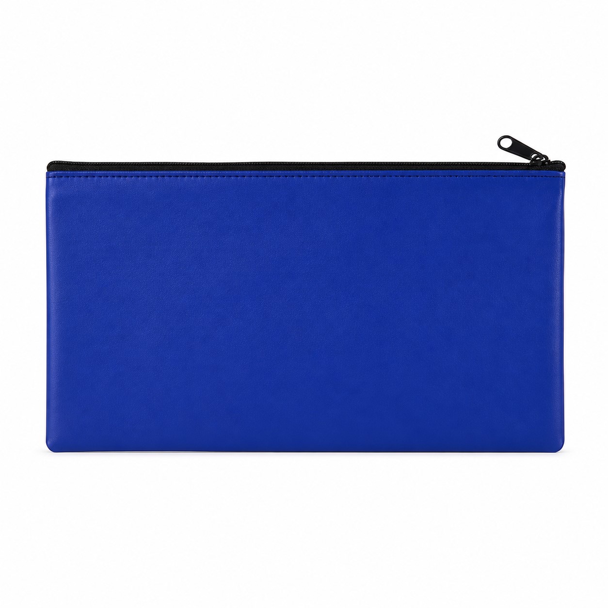 Slim PU Zippered Pencil Case — view 2