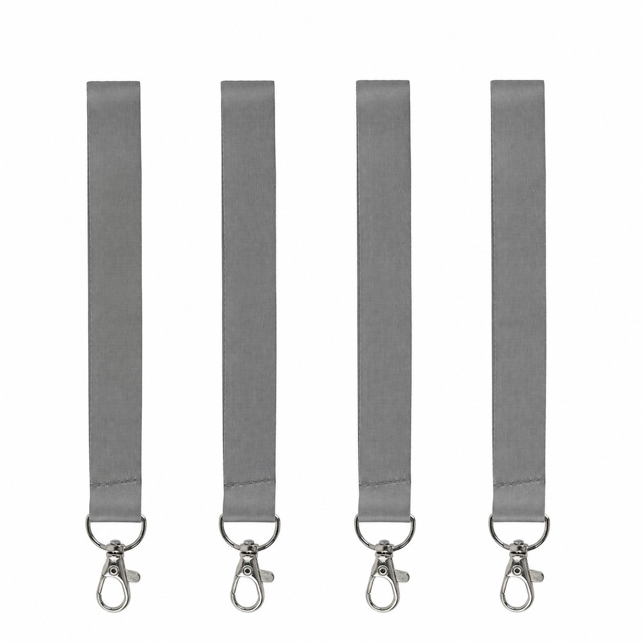 Polyester Wrist Keychain Strap — Pewter Gray