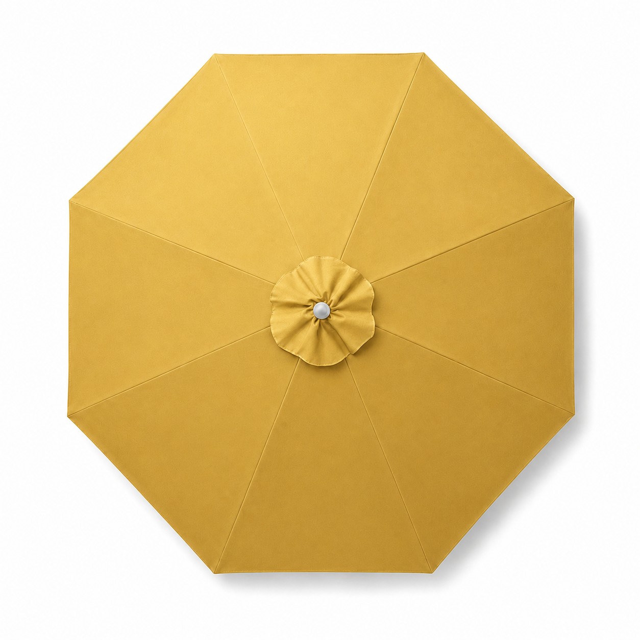 Nine Foot Commercial Market Umbrella — Brass Gold