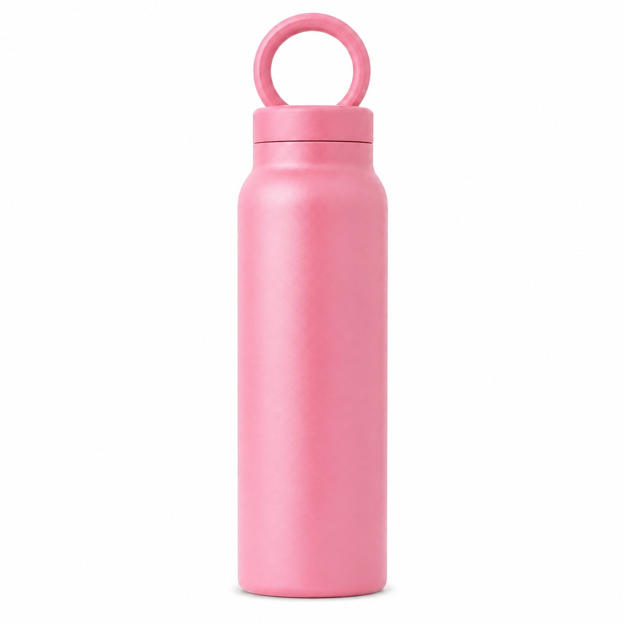 Magnetic Lid Insulated Water Bottle — Pink
