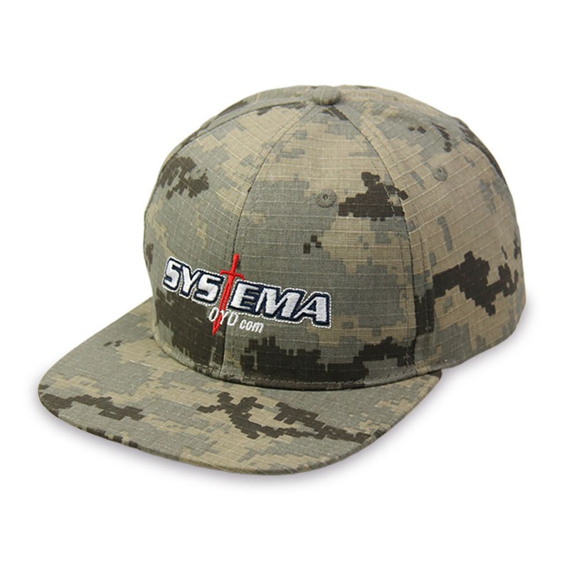 Woolen Camouflage Flat Brim Cap — view 2