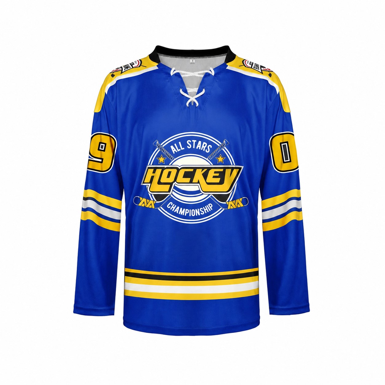Polyester Performance Sports Jersey — Blue