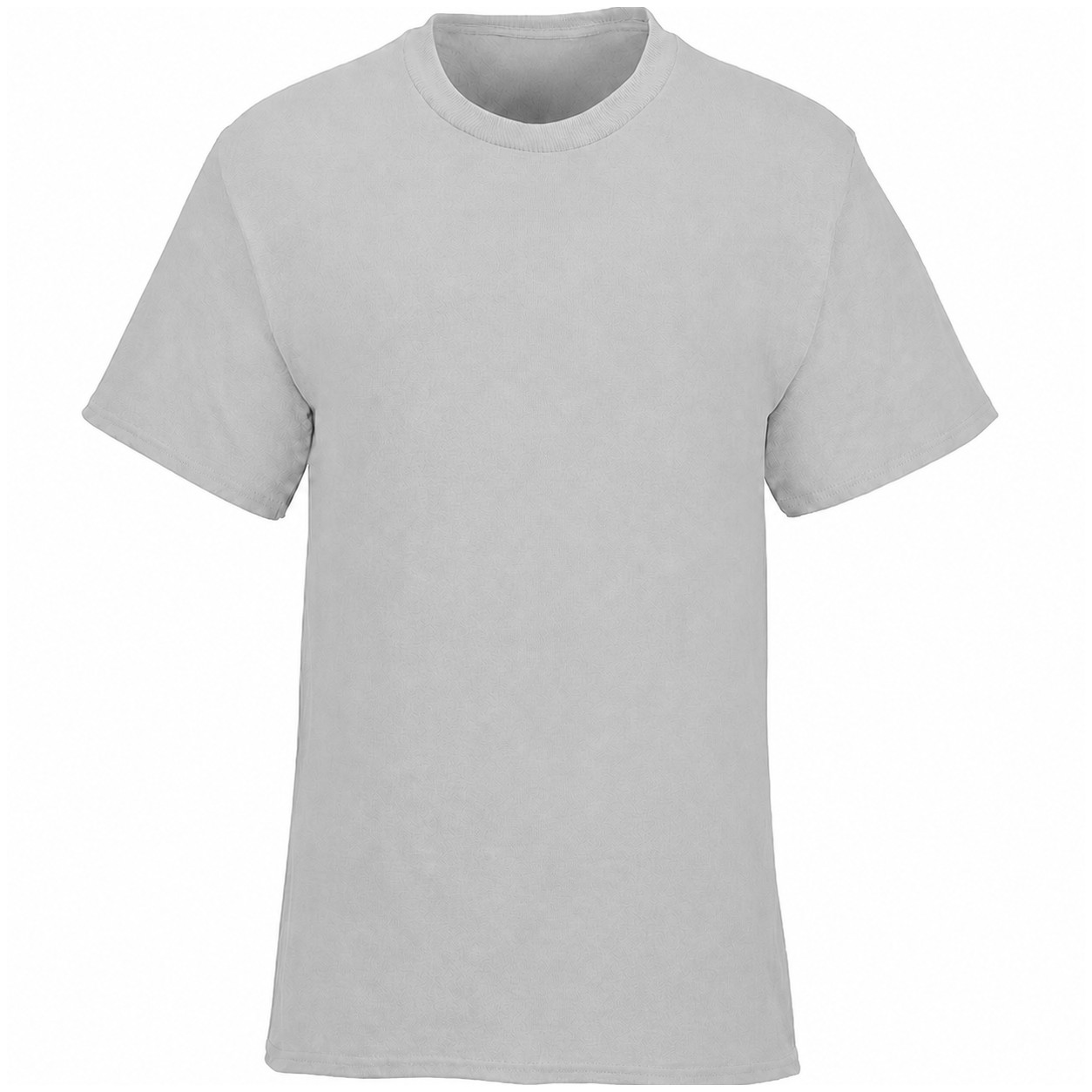 Recycled Cotton-Polyester Blend T-Shirt — Silver