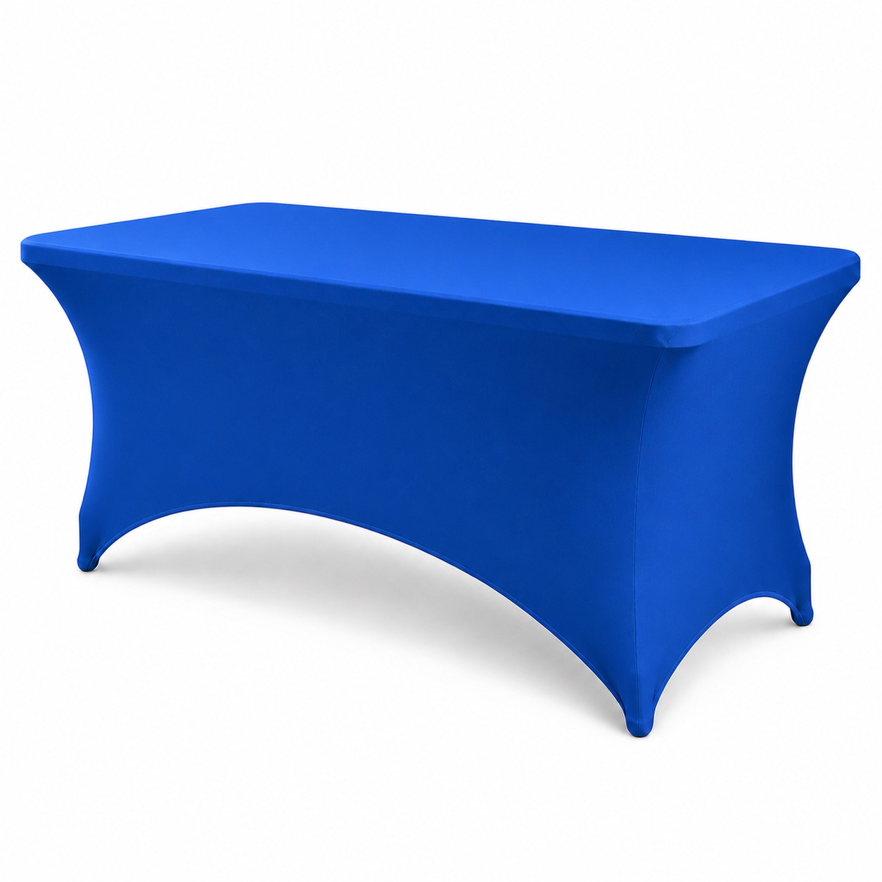 Fitted Spandex Event Tablecloth — Blue