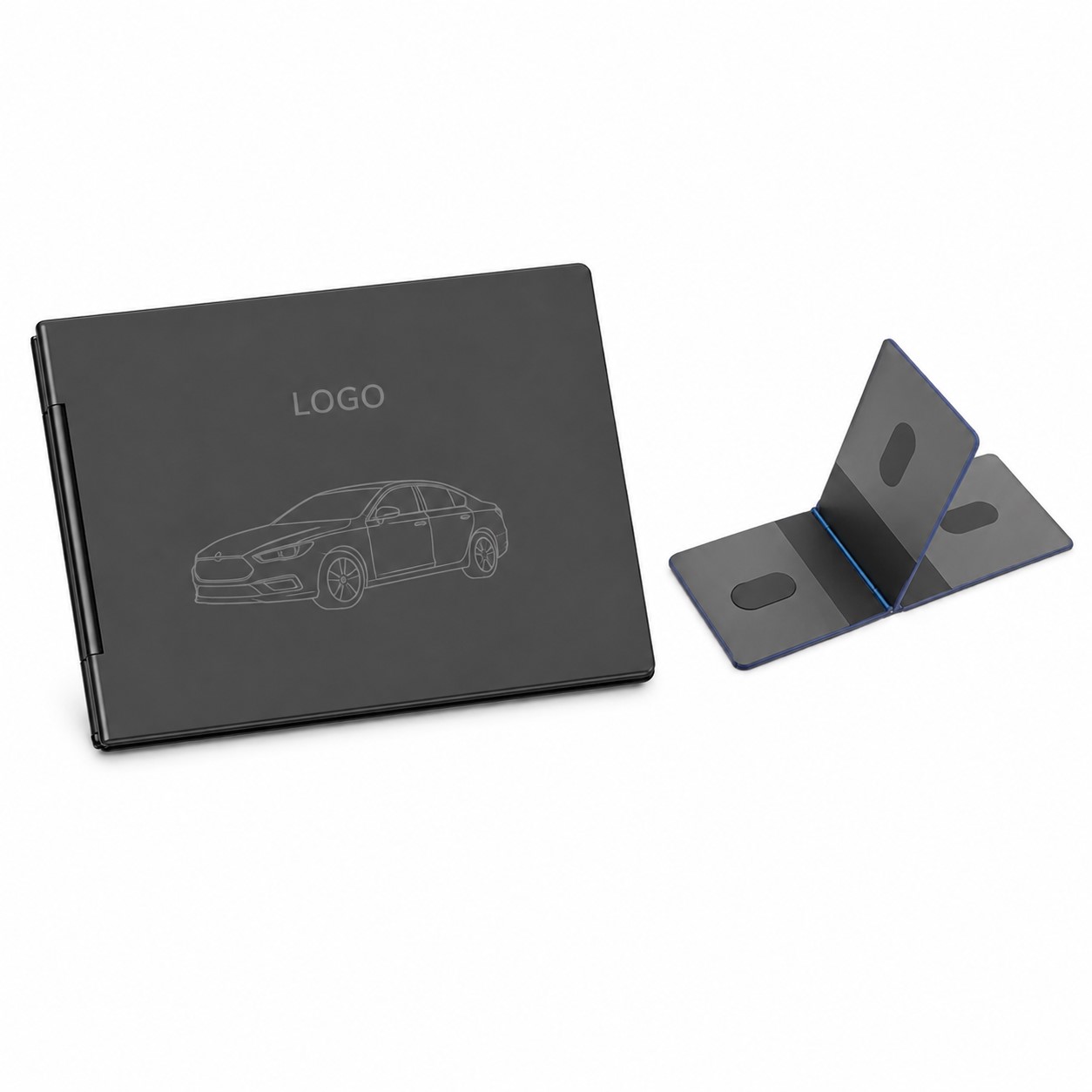 Double Layer Aluminum Vehicle Document Case