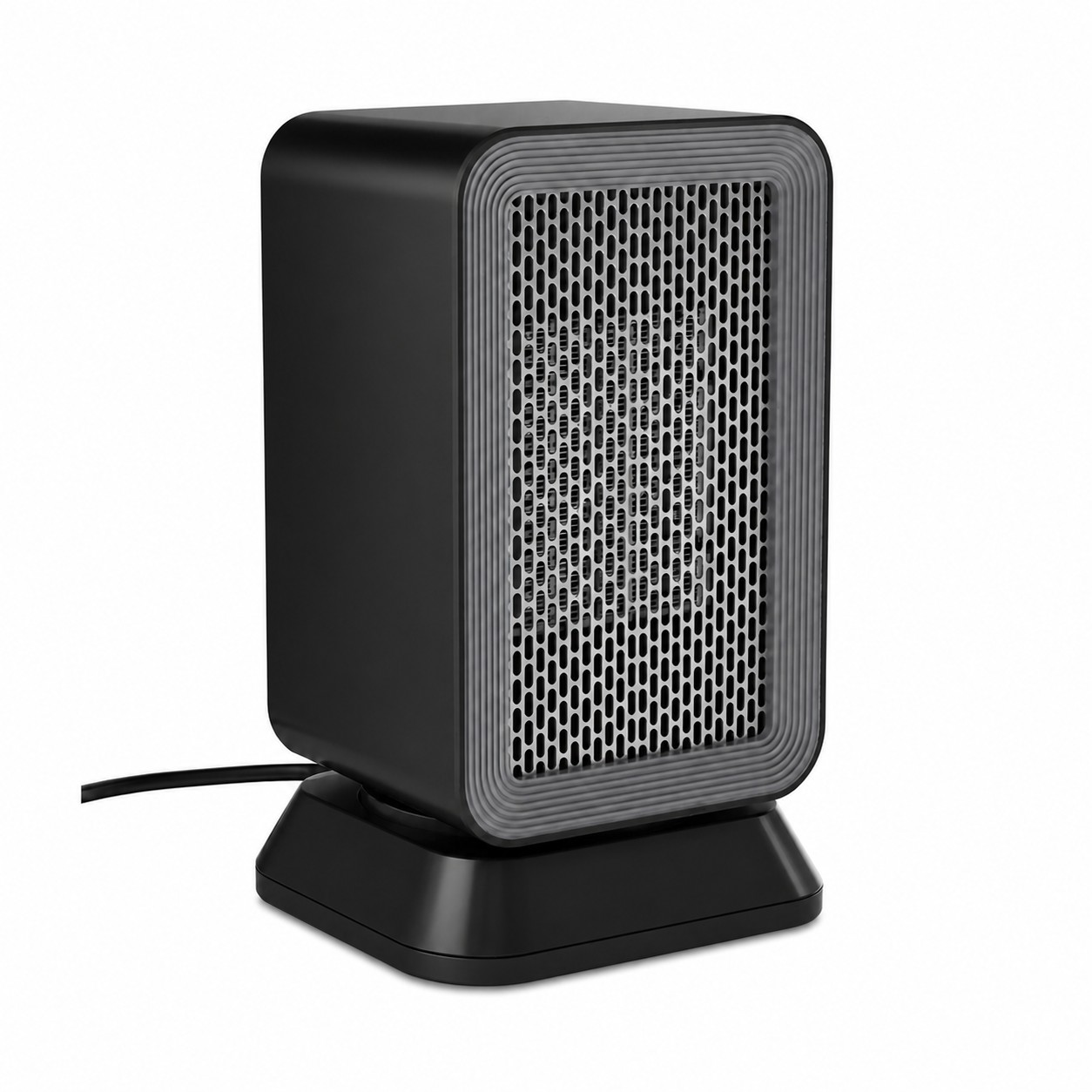 Timer Ceramic Space Heater — Black