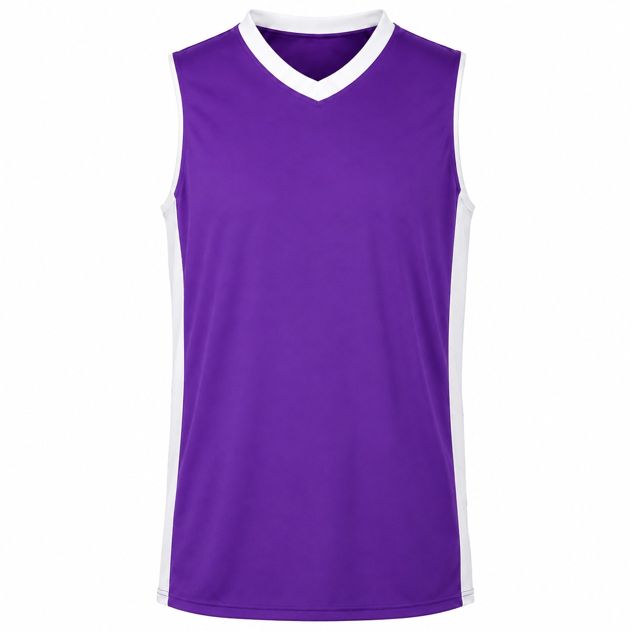 Men's Polyester Basketball Jersey — Purple