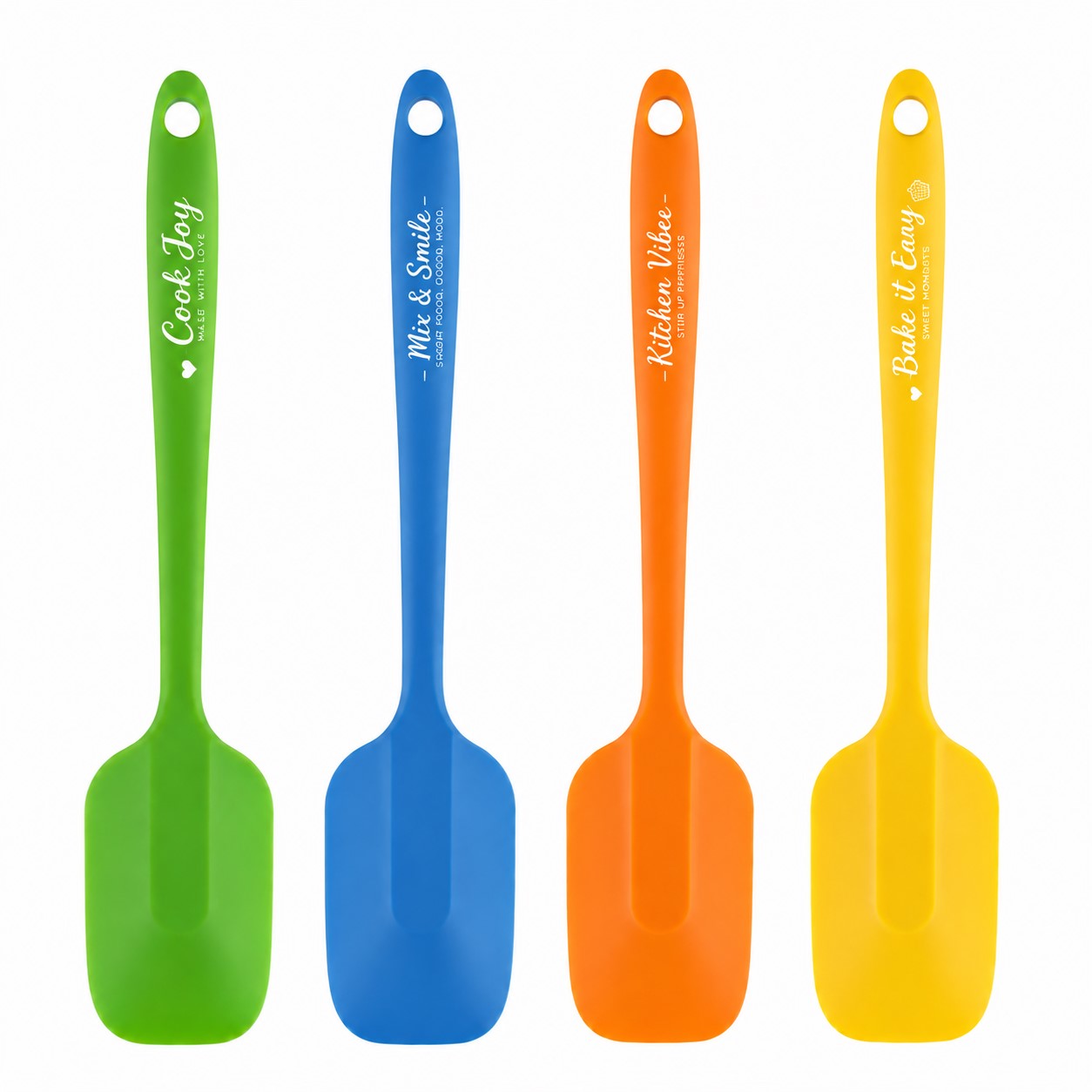 Long Handle Silicone Kitchen Scraper