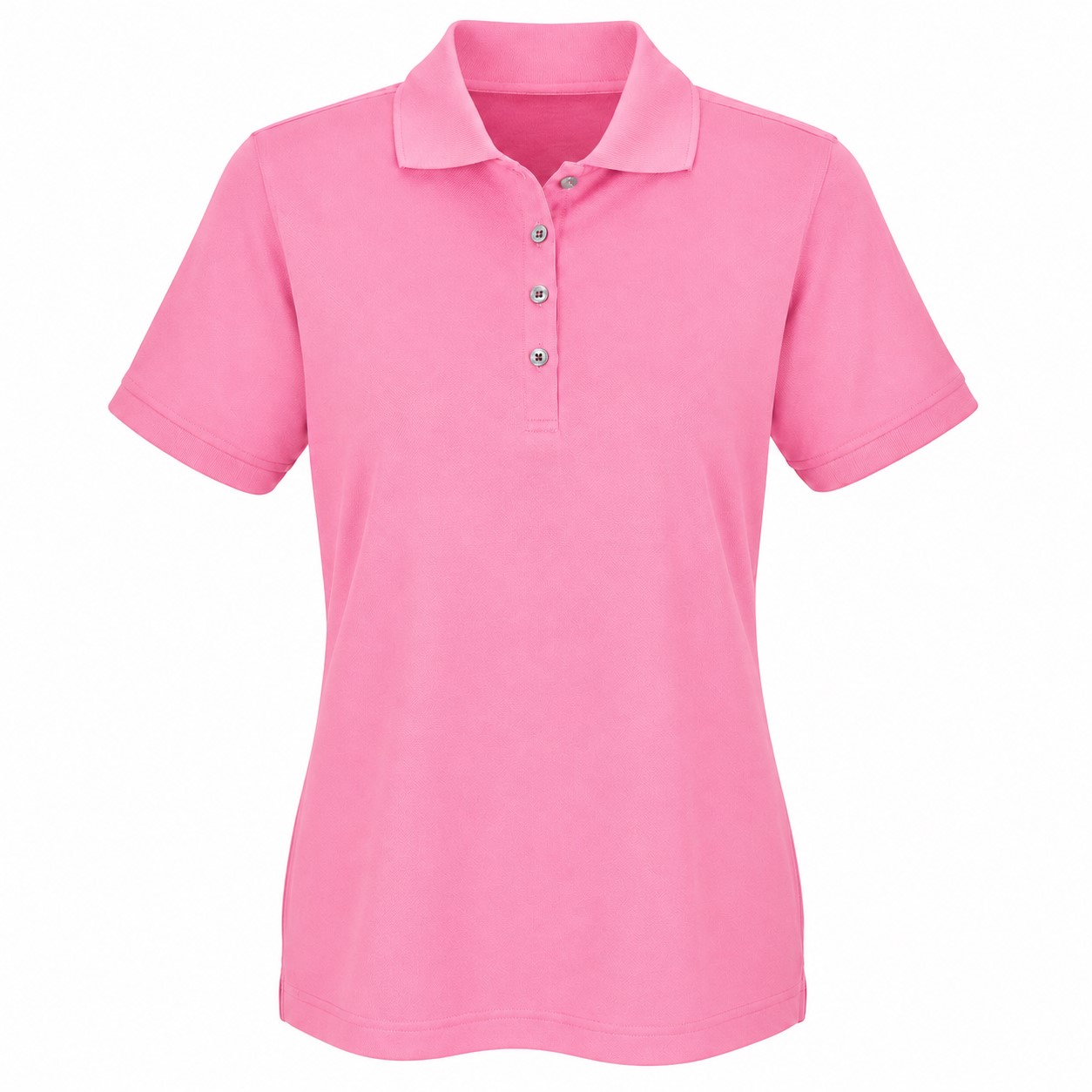 Ladies Ringspun Cotton Scoop Tank — Pink