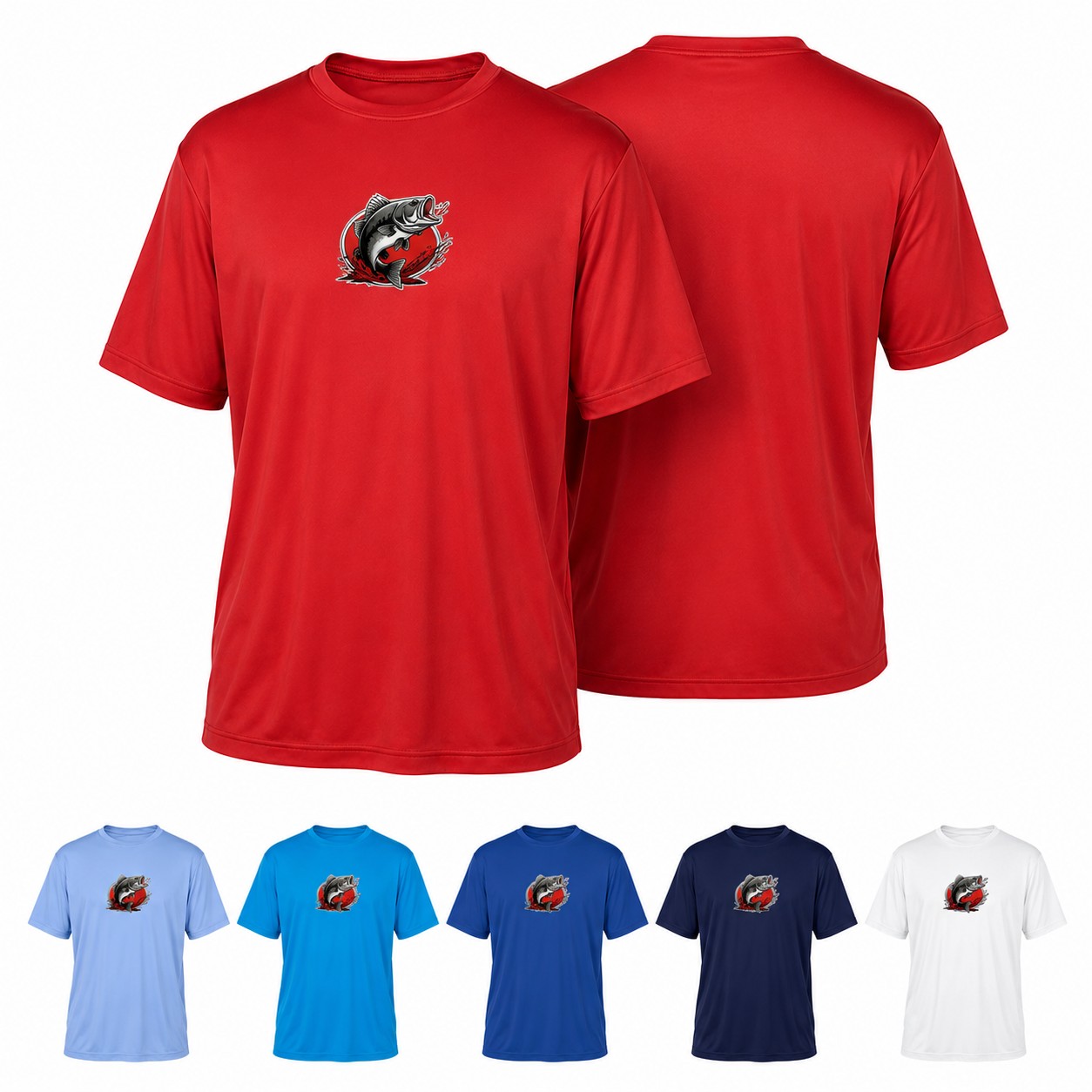 Polyester Performance Crewneck Tee