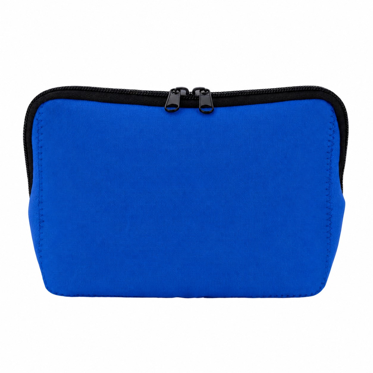 Neoprene Smooth Surface Toiletry Bag — Blue