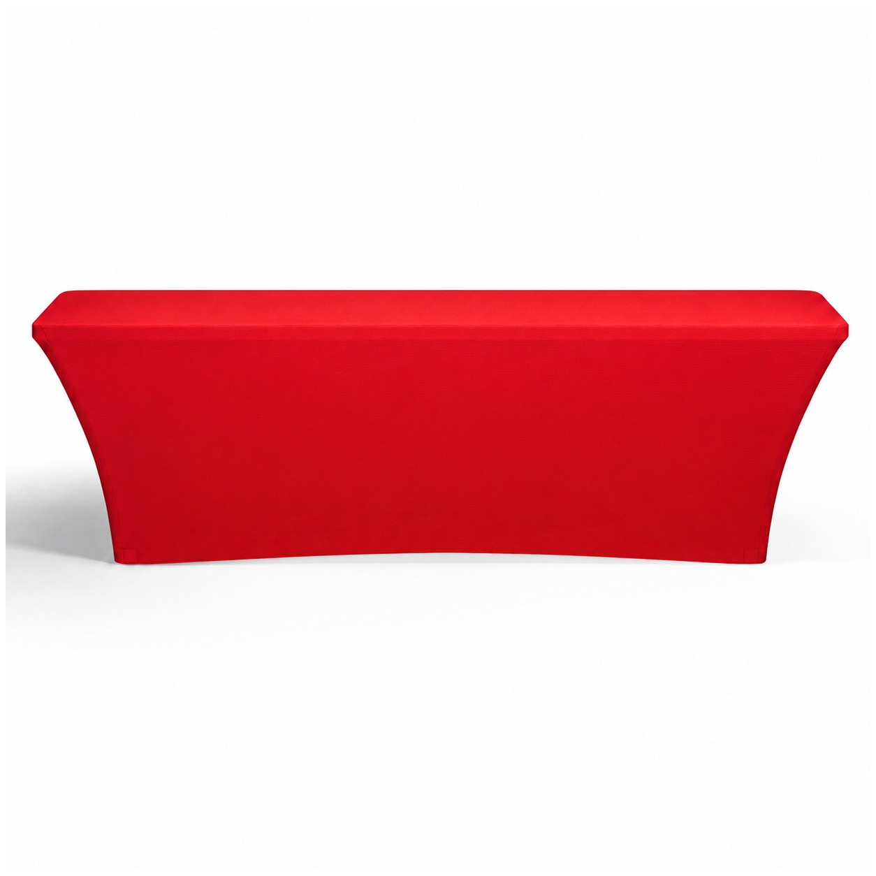 8-Foot Standard Stretch Table Cover — Red