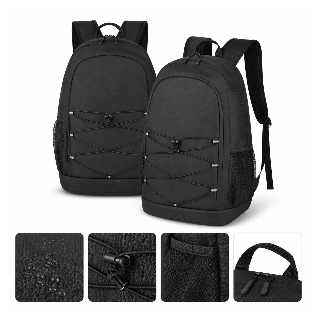 Bungee Cord Sports Backpack