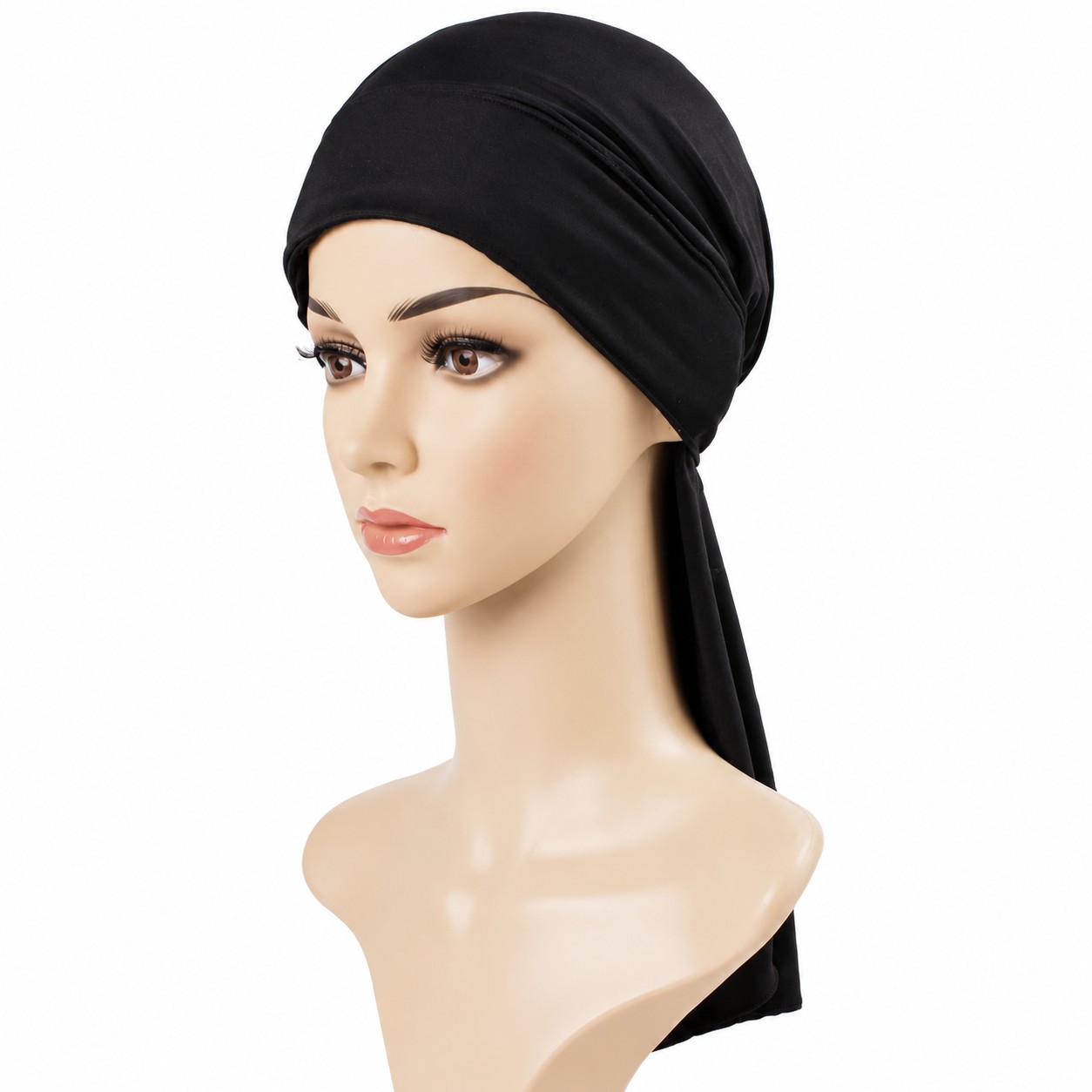 Polyester Drawstring Hair Turban