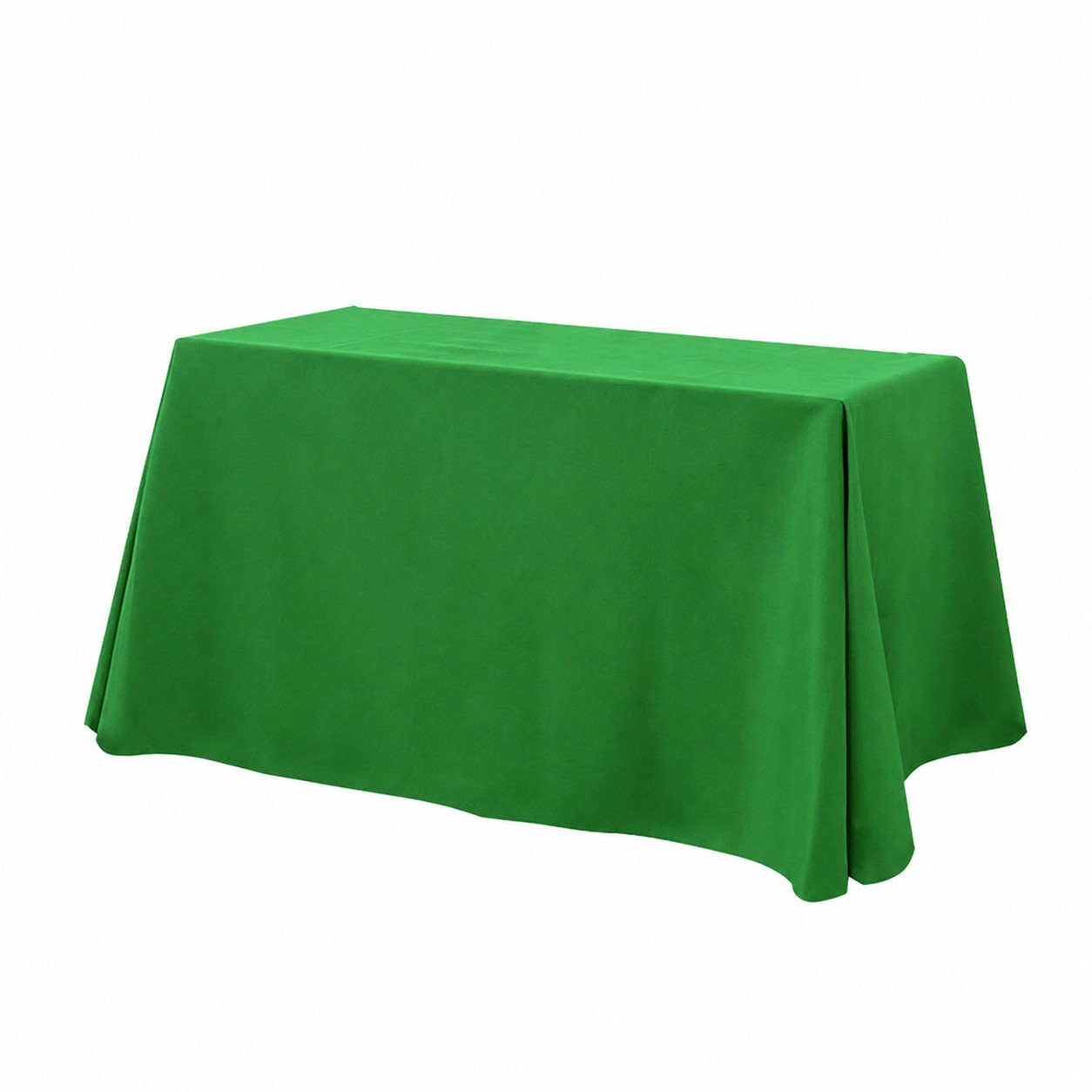 Polyester Booth Tablecloth Cover — Green
