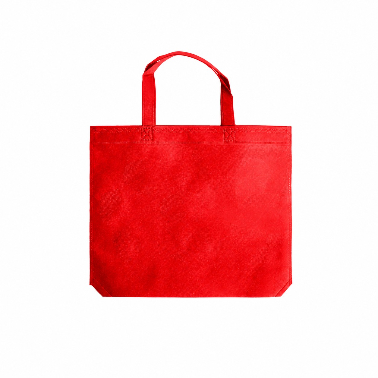 Smooth Surface Tote Bag — Red
