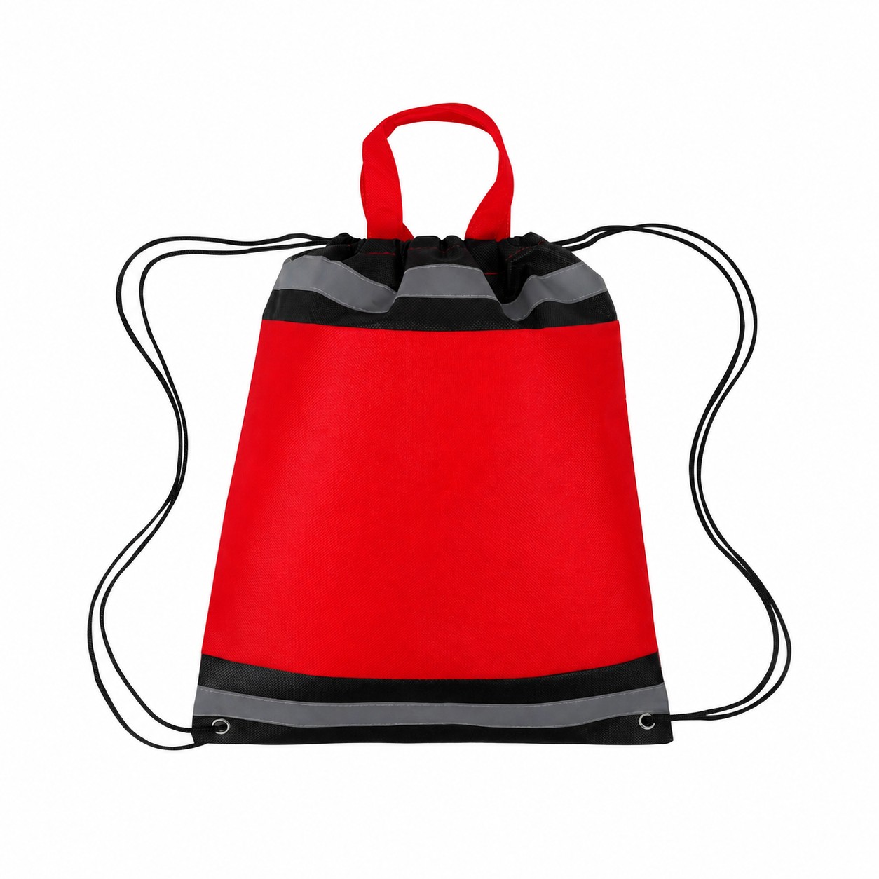 Metal Eyelet Reflective Sportpack — Red
