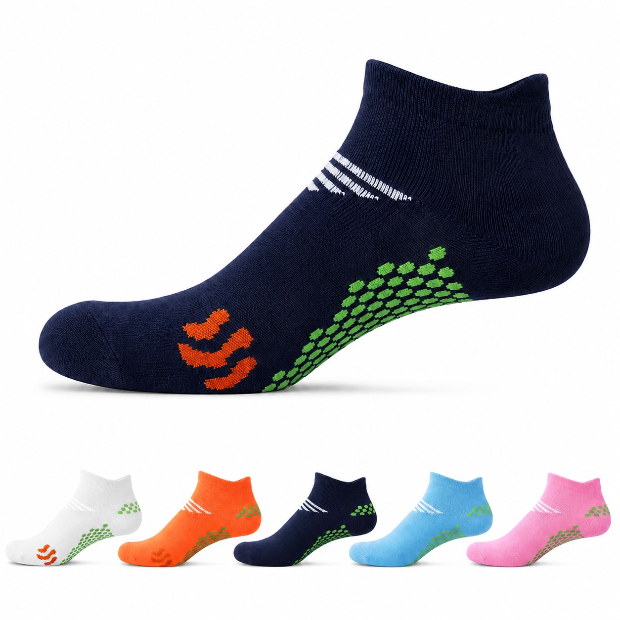Low Cut Polyester Athletic Socks