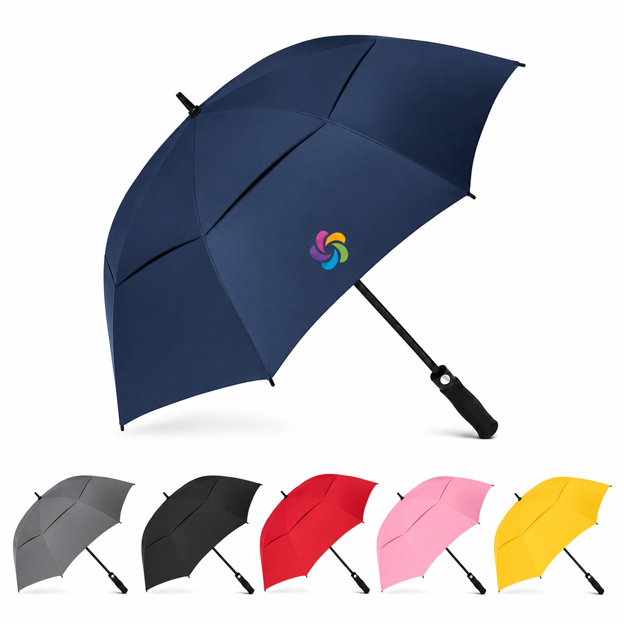 Reinforced Double Canopy Golf Umbrella