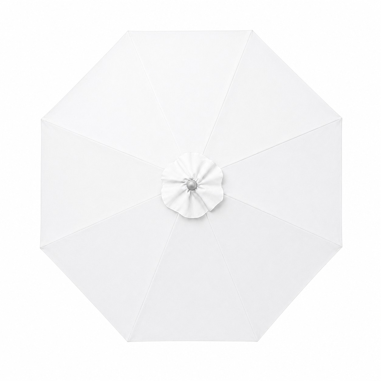 Nine Foot Commercial Market Umbrella — White