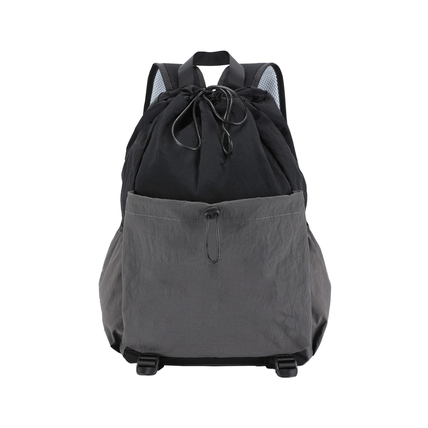 Button Closure Sports Drawstring Bag — view 2