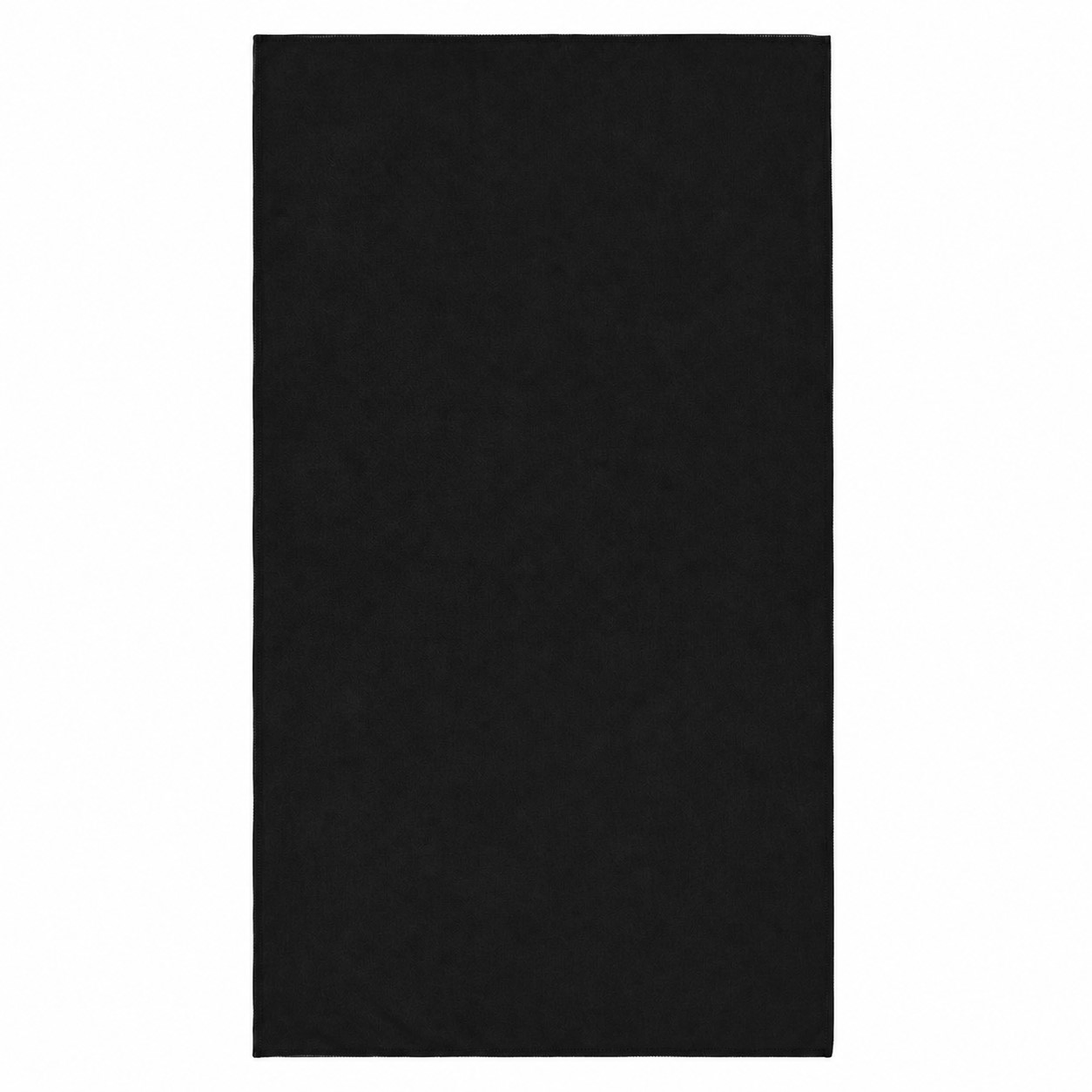 Large Microfiber Beach Towel — Black