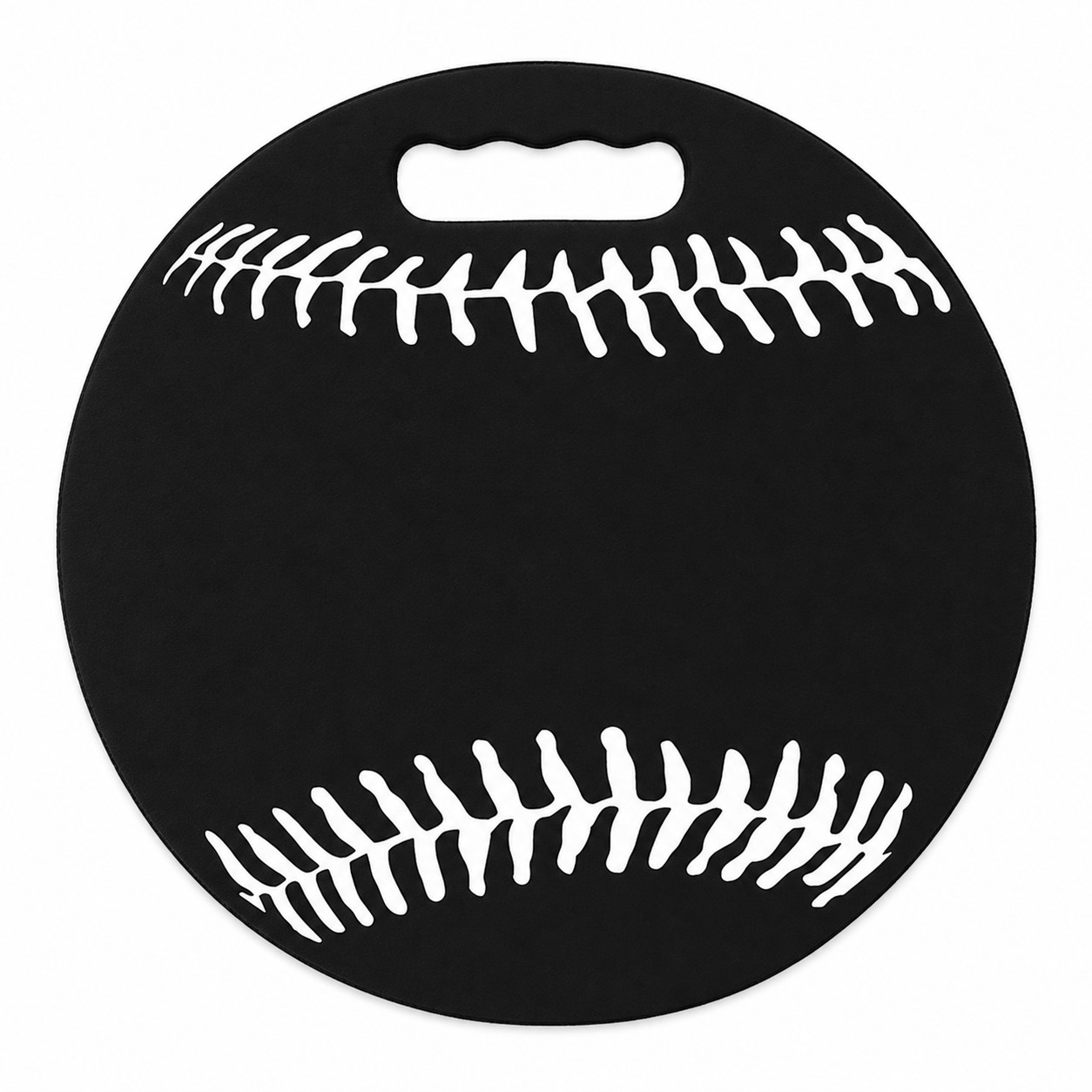 Round Baseball Polyester Foam Seat Pad — view 2