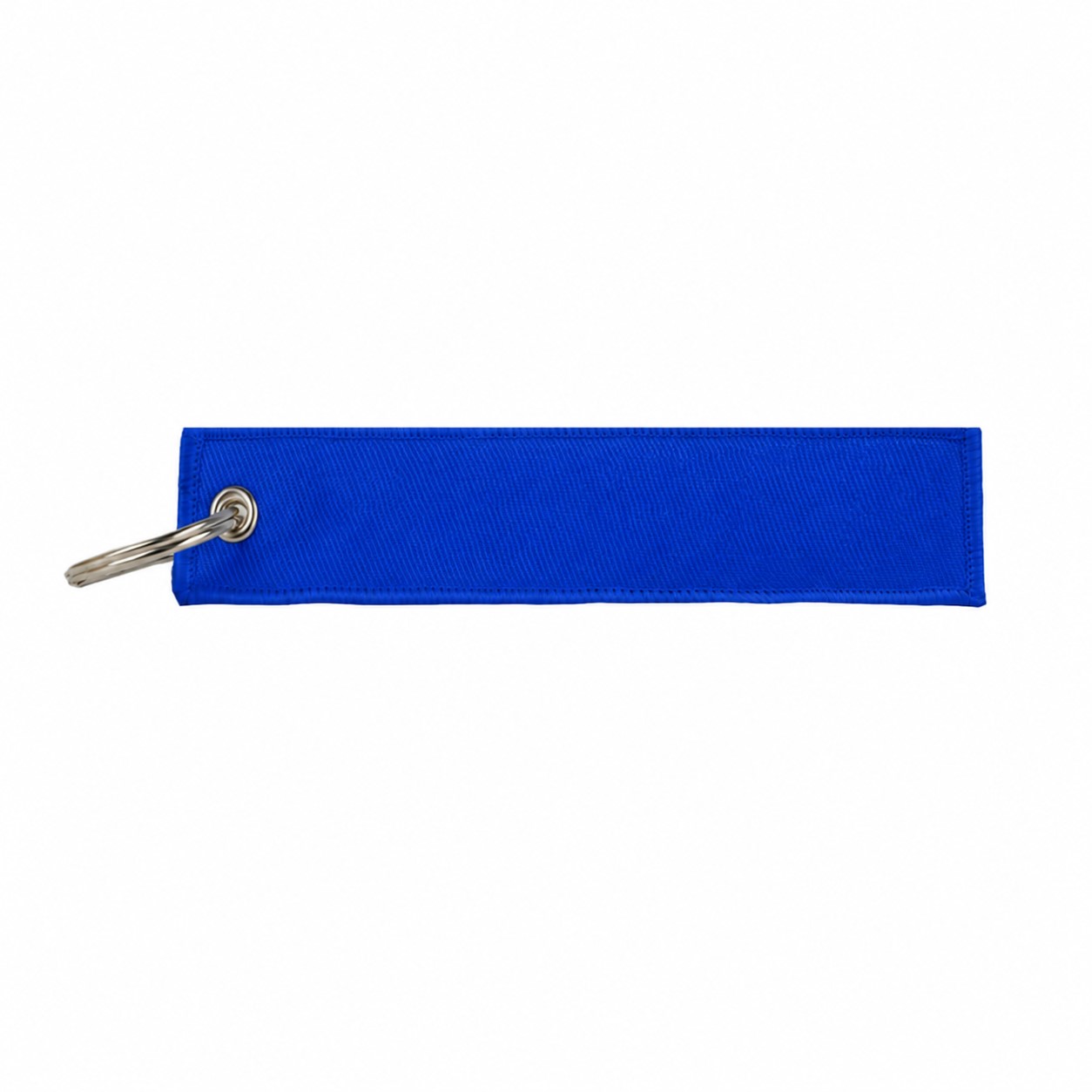 Cotton Twill Luggage Key Tag — Royal Blue