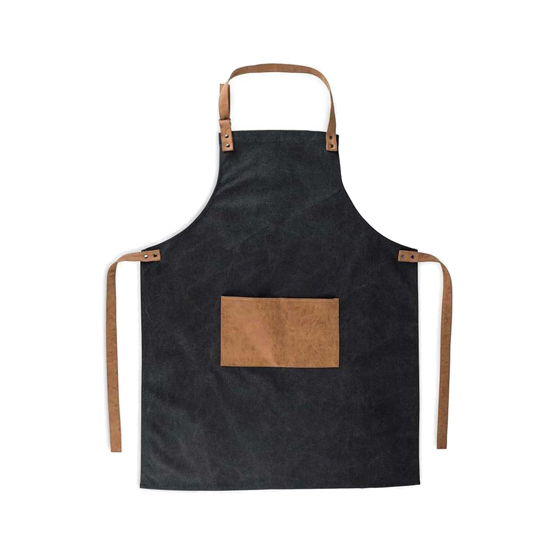 Canvas Grill Apron With Front Pocket — view 2