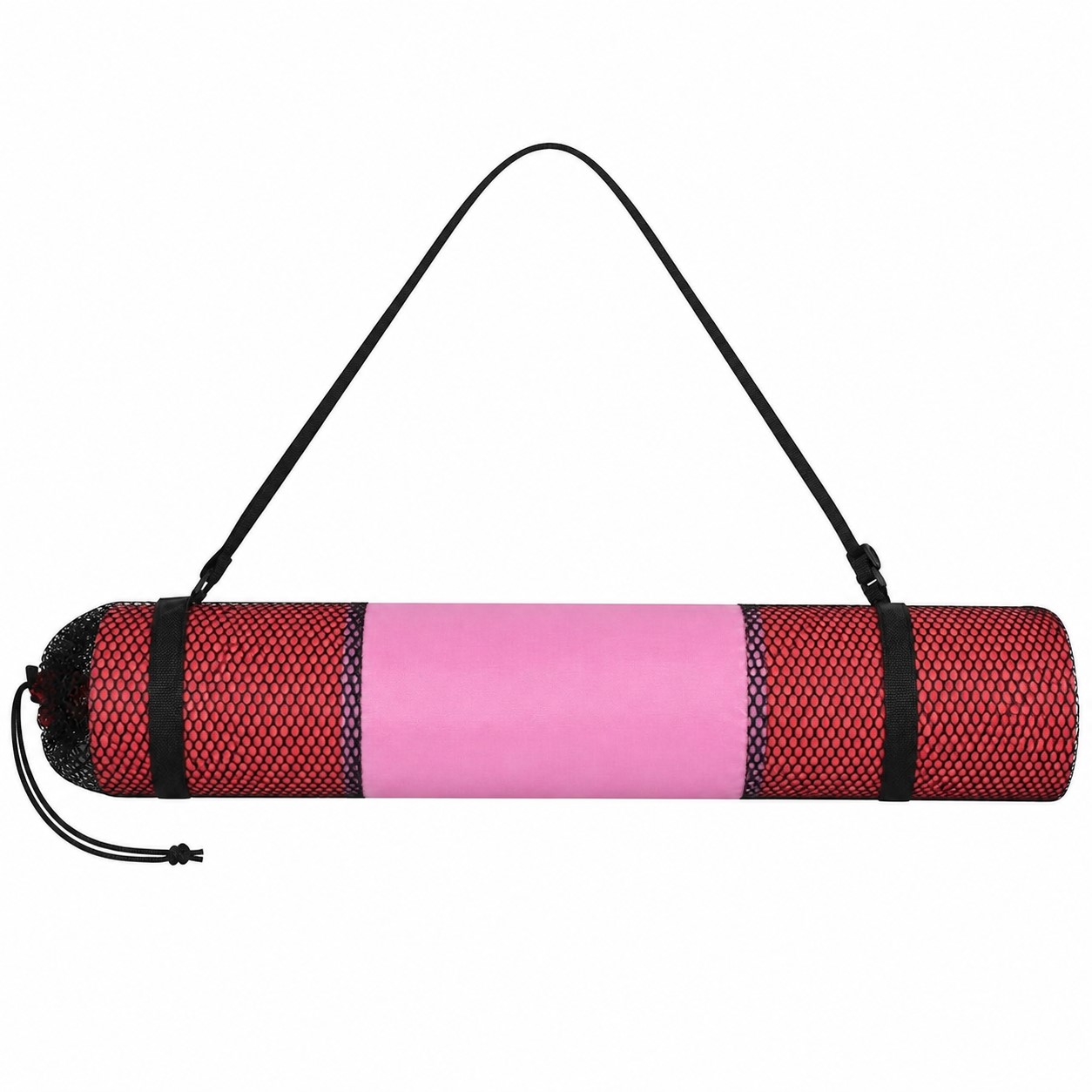 Rubber Yoga Mat With Mesh Transport Bag — view 2