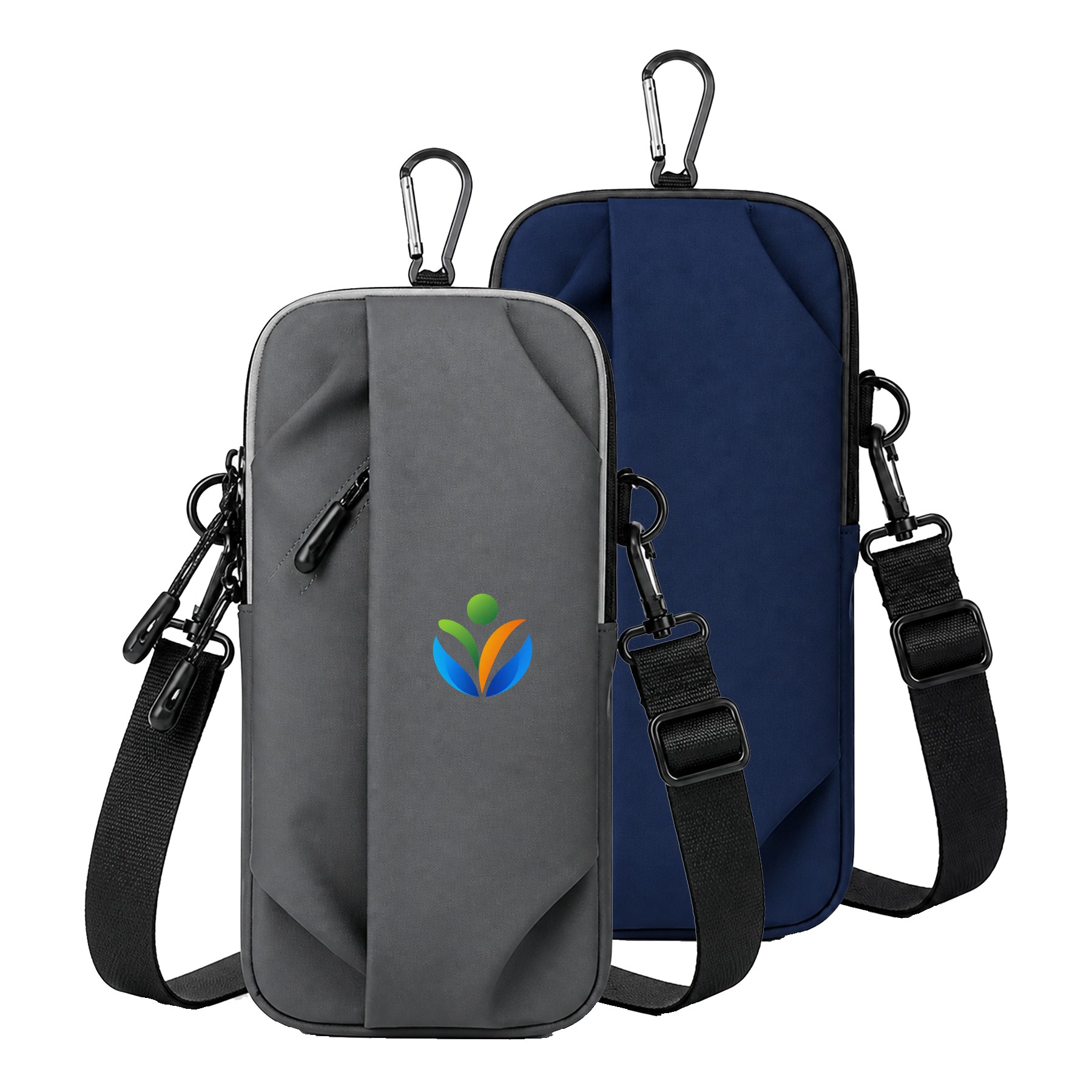 Nylon Phone Armband With Convertible Carry Straps — view 1