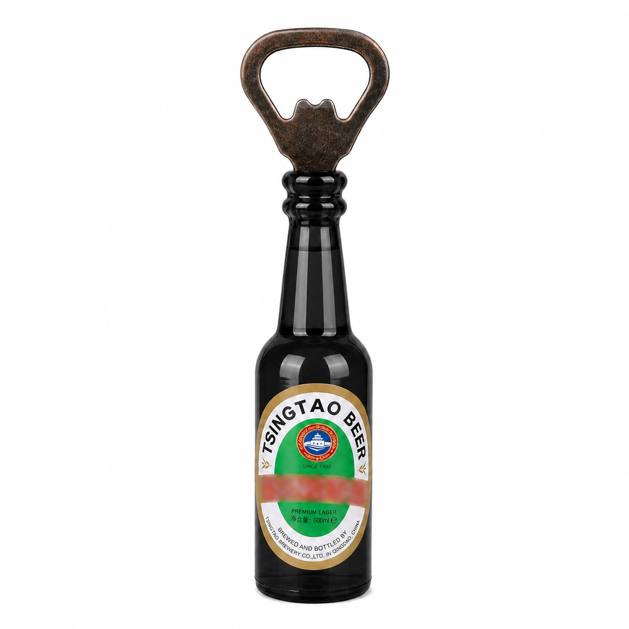 Magnetic Bottle Opener Fridge Accessory — Black