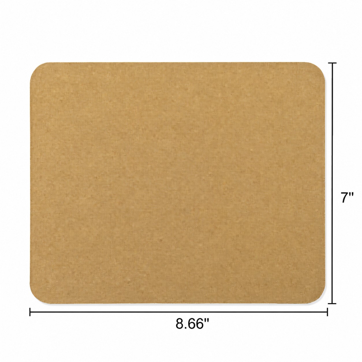 Soft Surface Fabric Mouse Pad — Bronze Gold