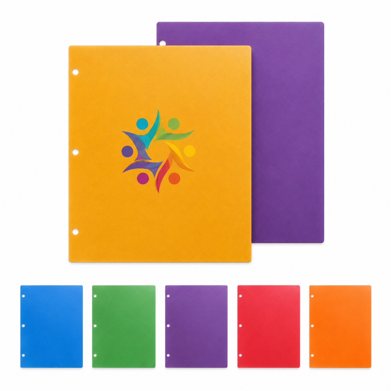 Three Hole Plastic Binder Folder