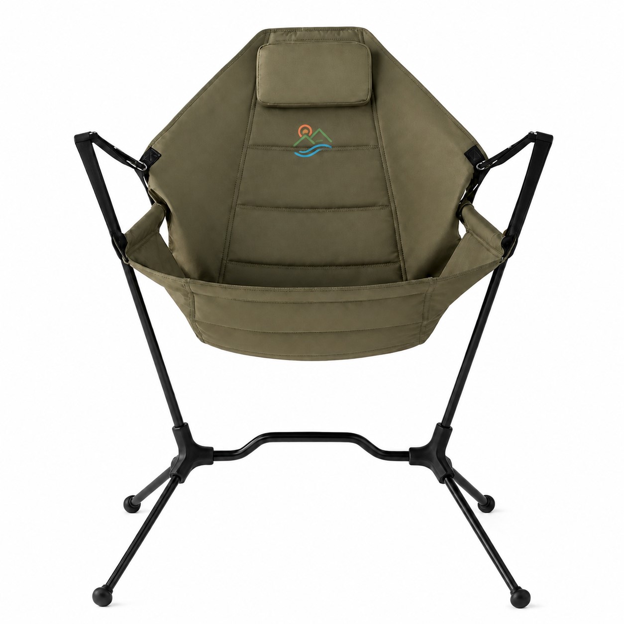 Suspended Polyester Folding Rocking Chair