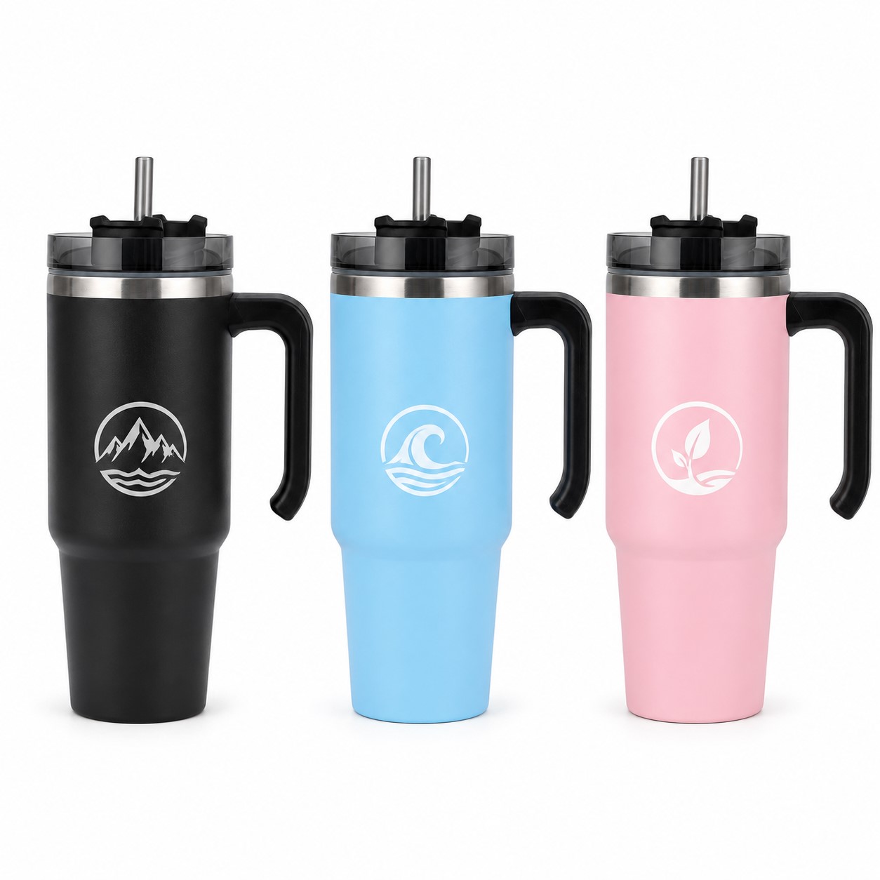 20 Oz Double Wall Handle Tumbler