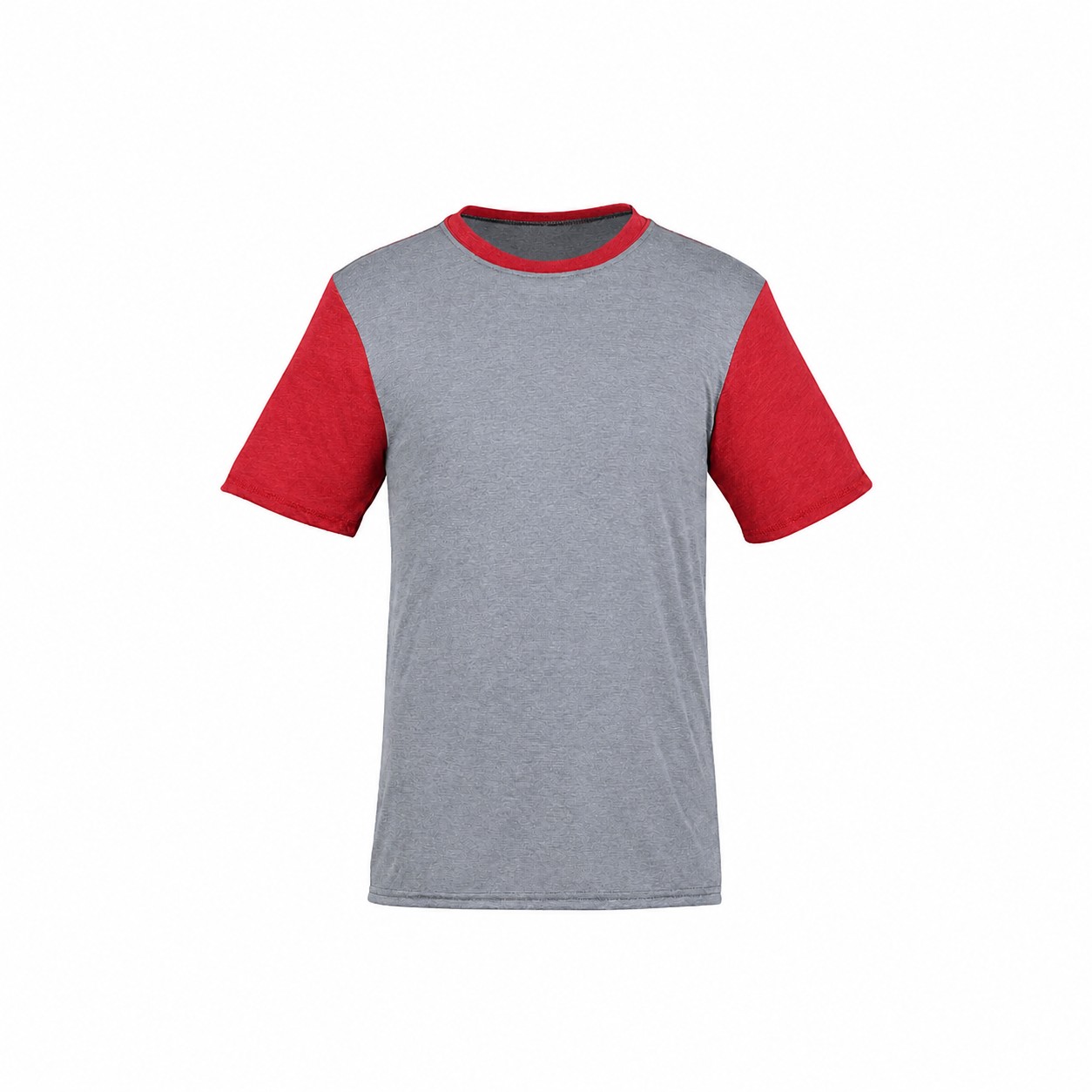 Tri Blend Contrast Ringer Tee — Red