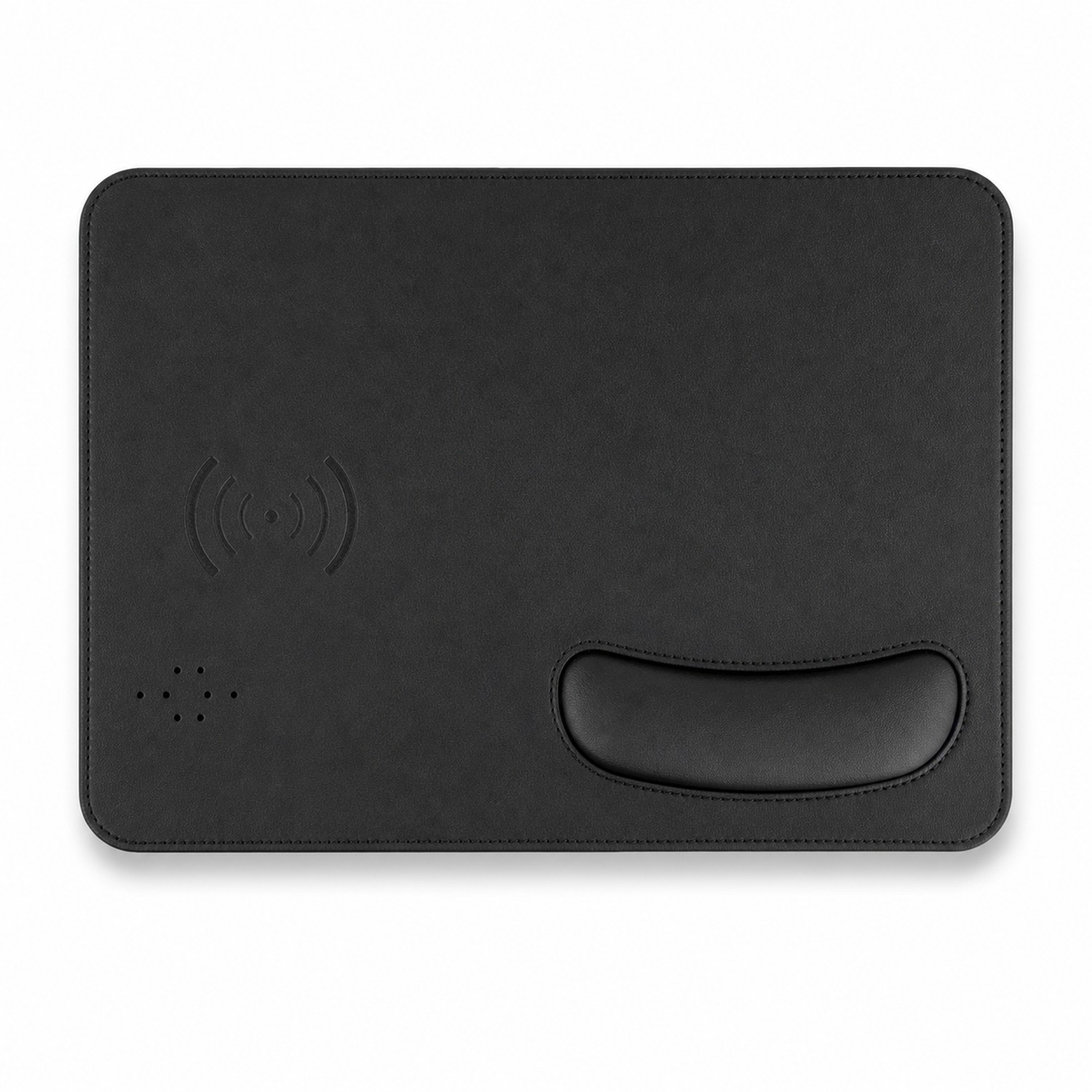 Leather Wireless Charging Desk Pad — view 2