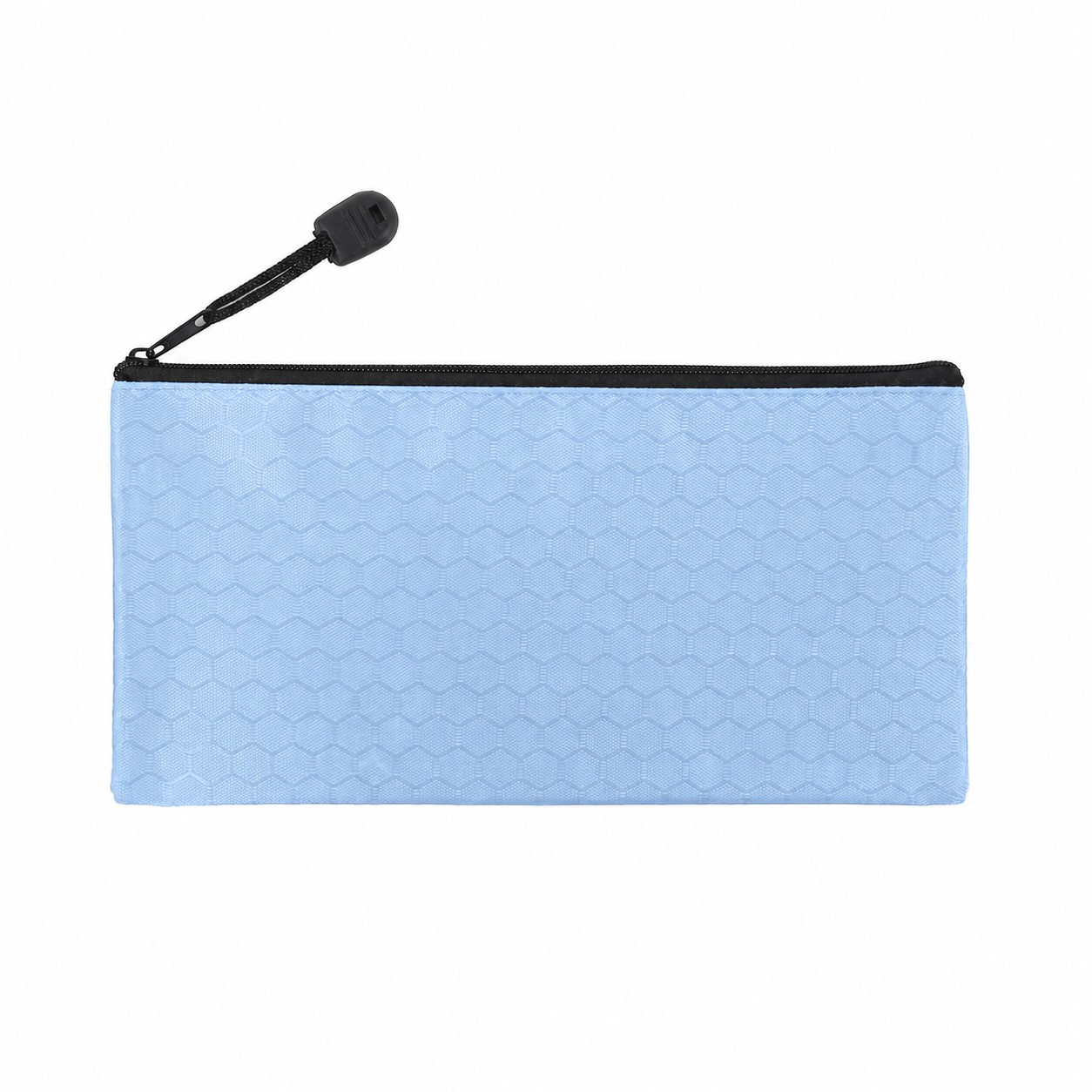 Zippered Storage 9" Travel Pouch — Light Blue