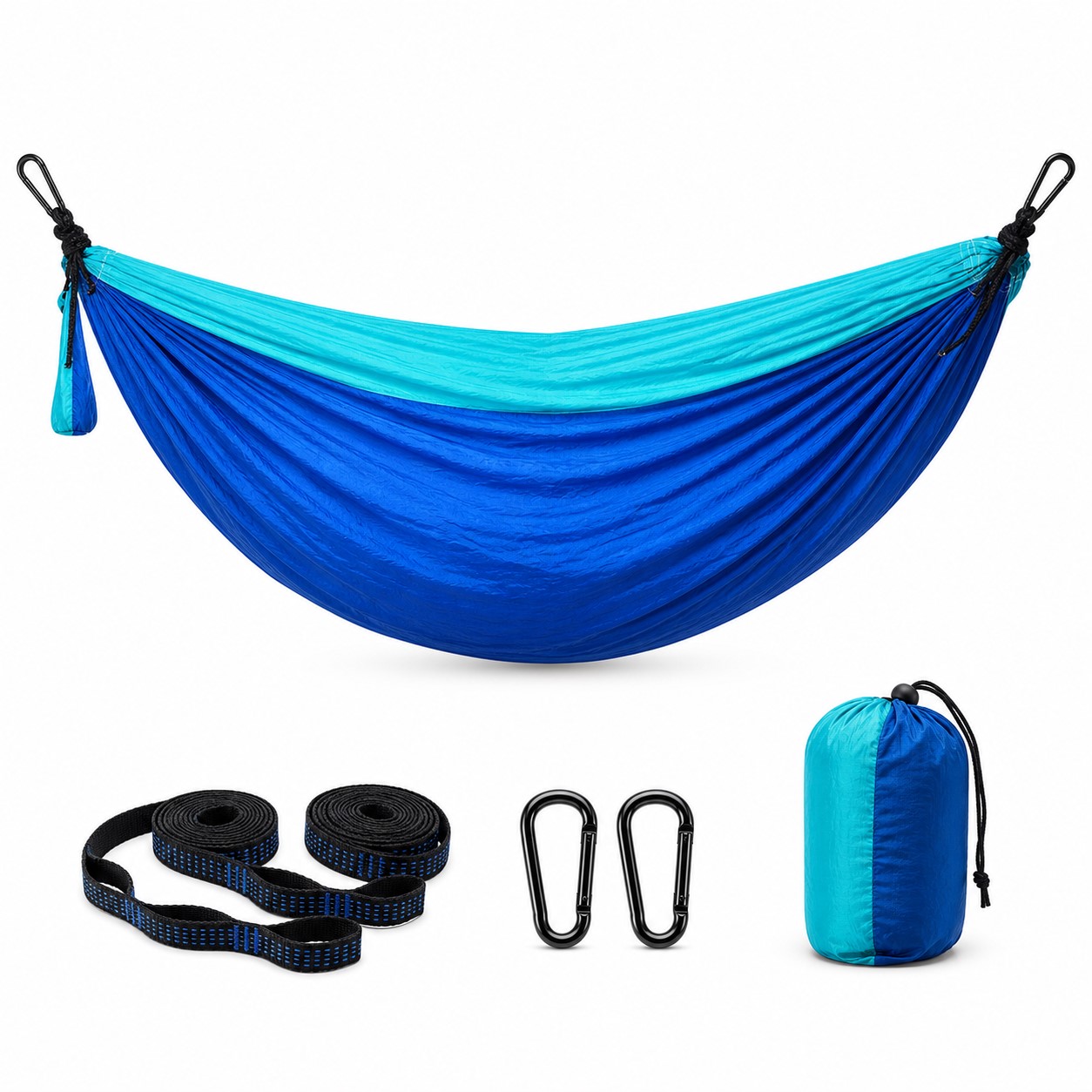 Nylon Camping Hammock With Two Tone Design — view 2
