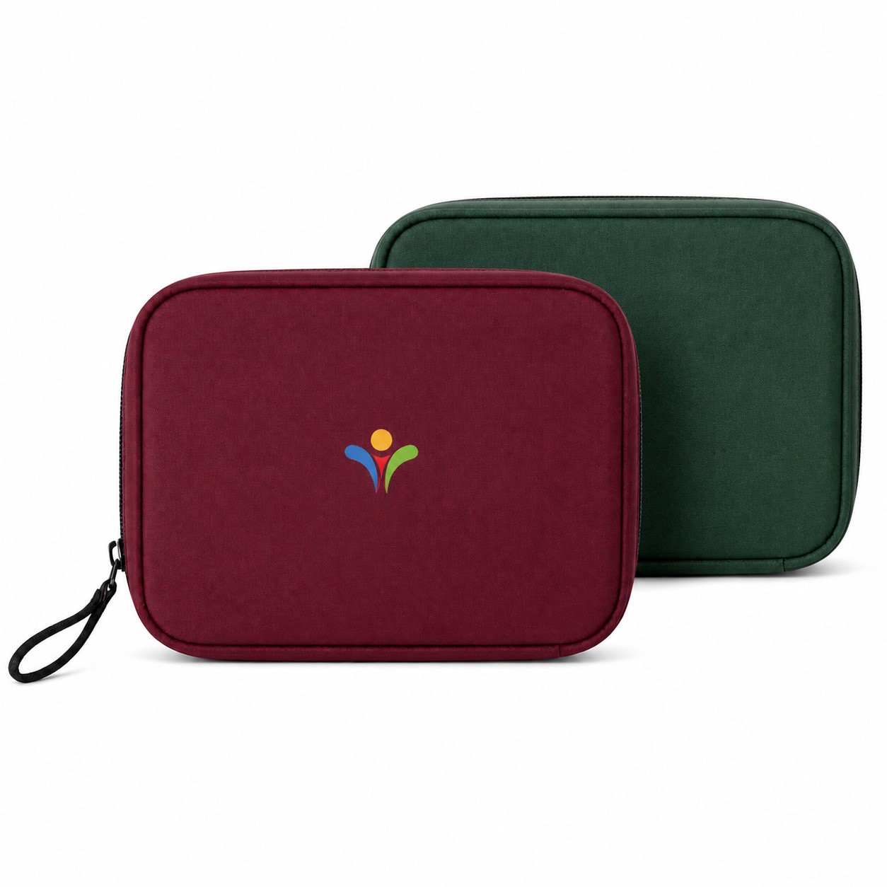 Ziparound Polyester Cosmetic Organizer Pouch — view 1