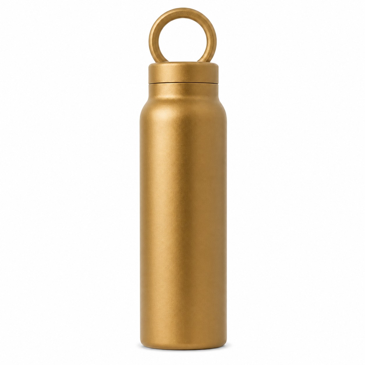Magnetic Lid Insulated Water Bottle — Bronze Gold
