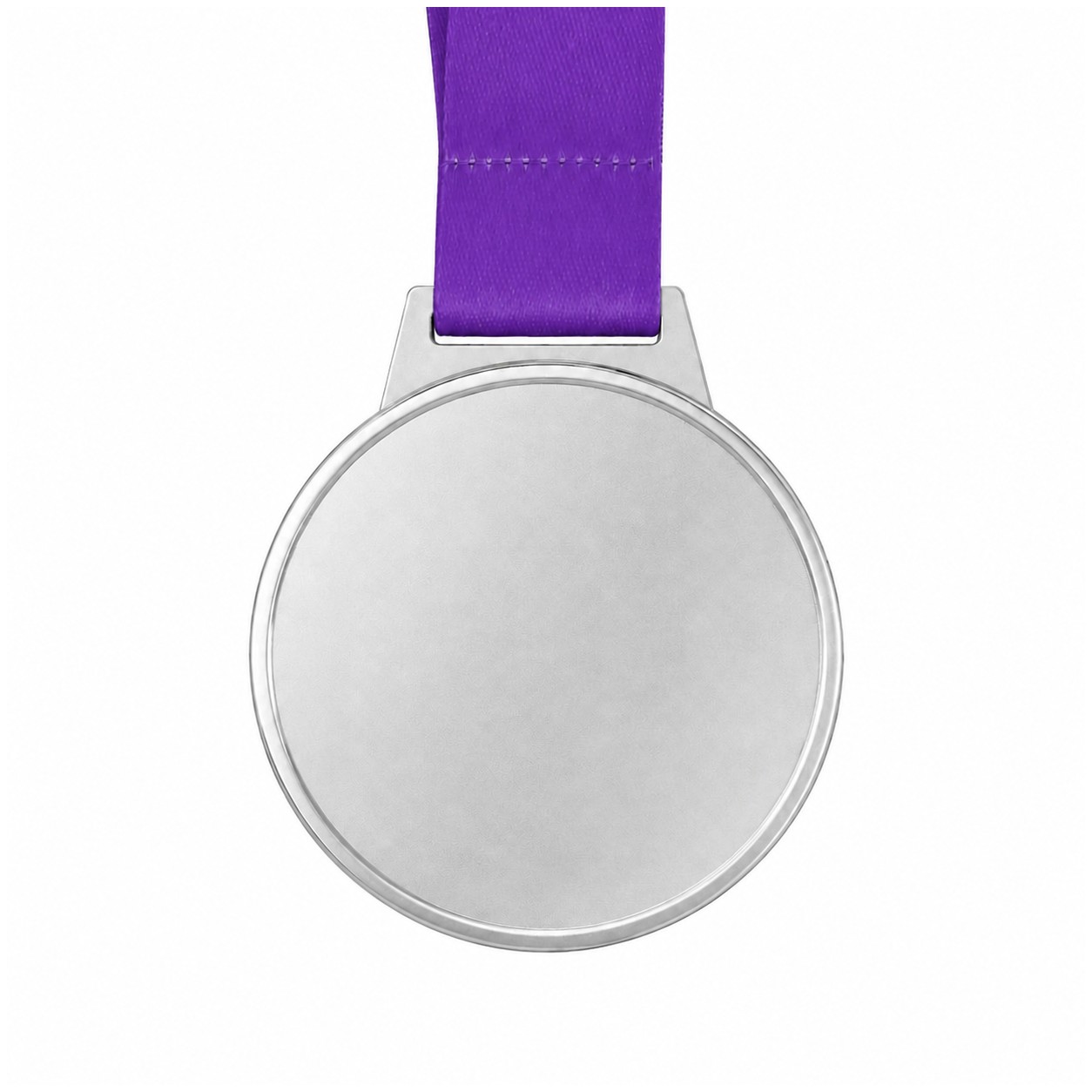 Single Sided Hard Enamel Medal — Purple