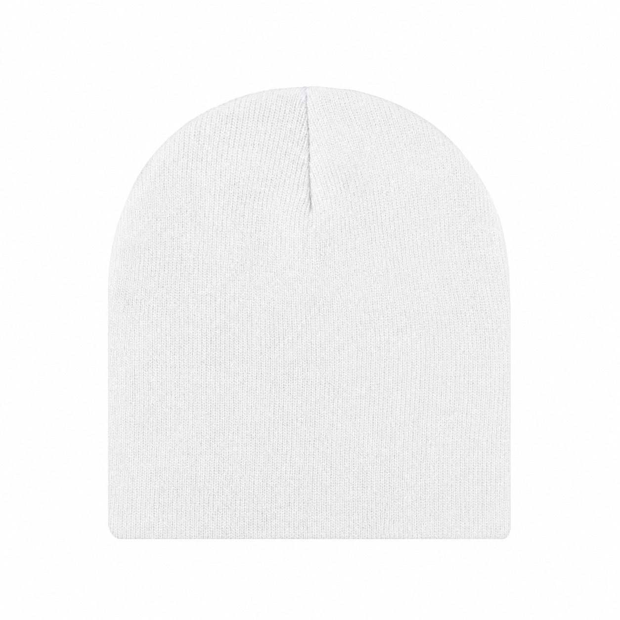 Acrylic 9" Beanie — White