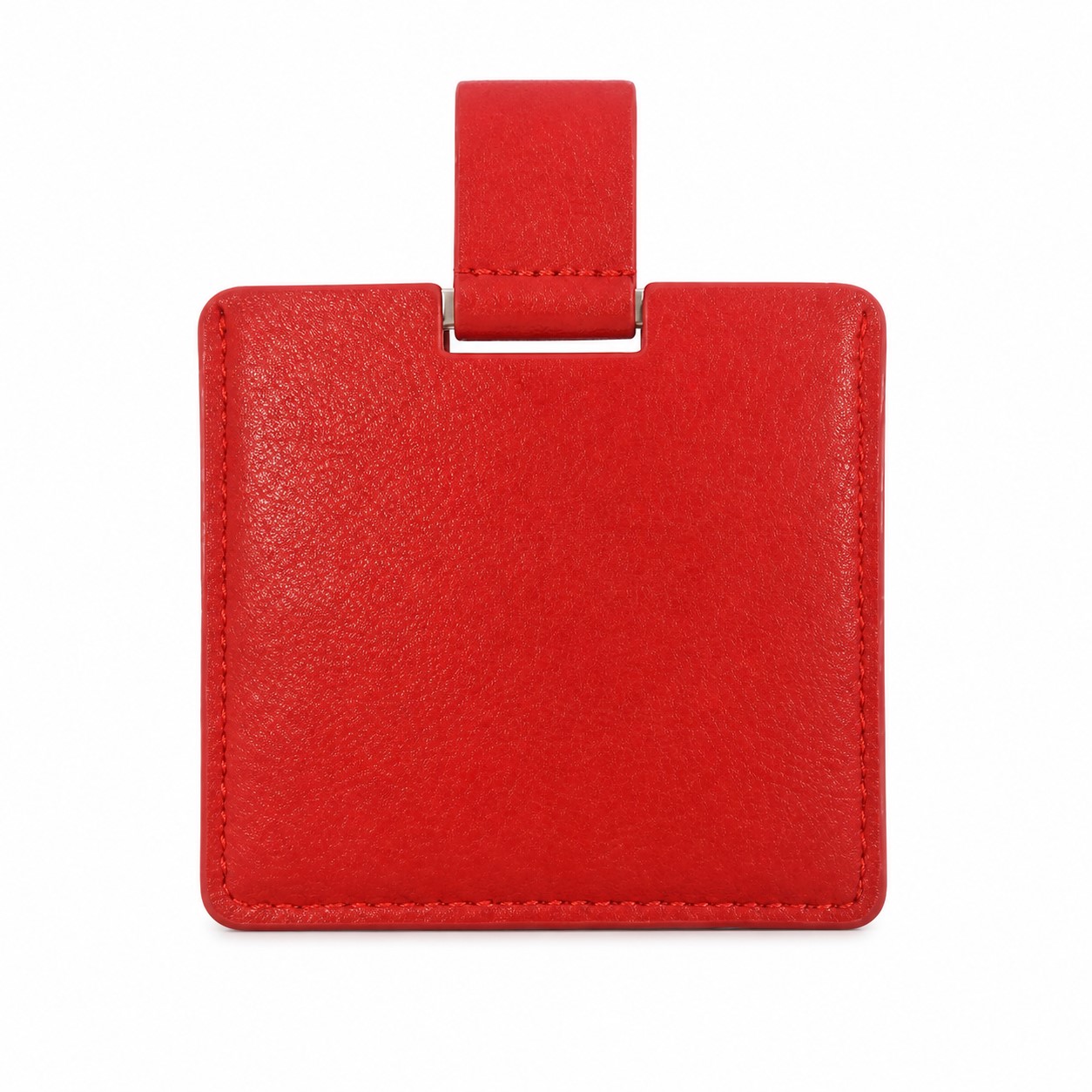 Pocket Makeup Mirror With PU Leather Cover — view 2