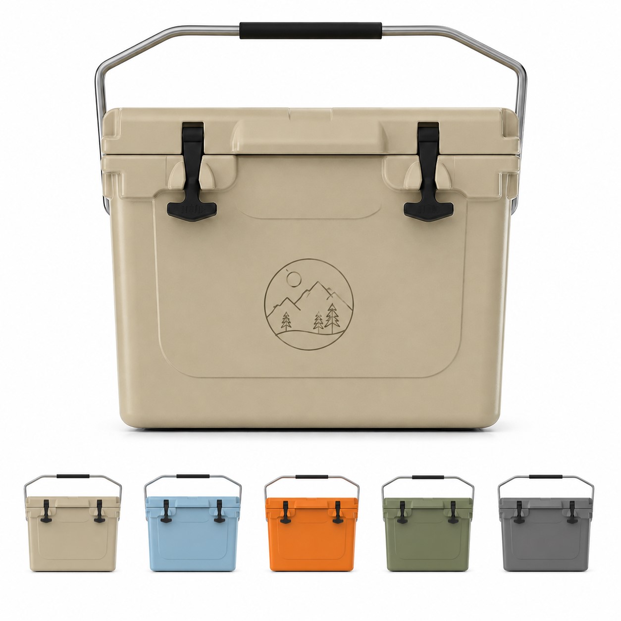 12 Liter Polypropylene Latching Cooler Chest